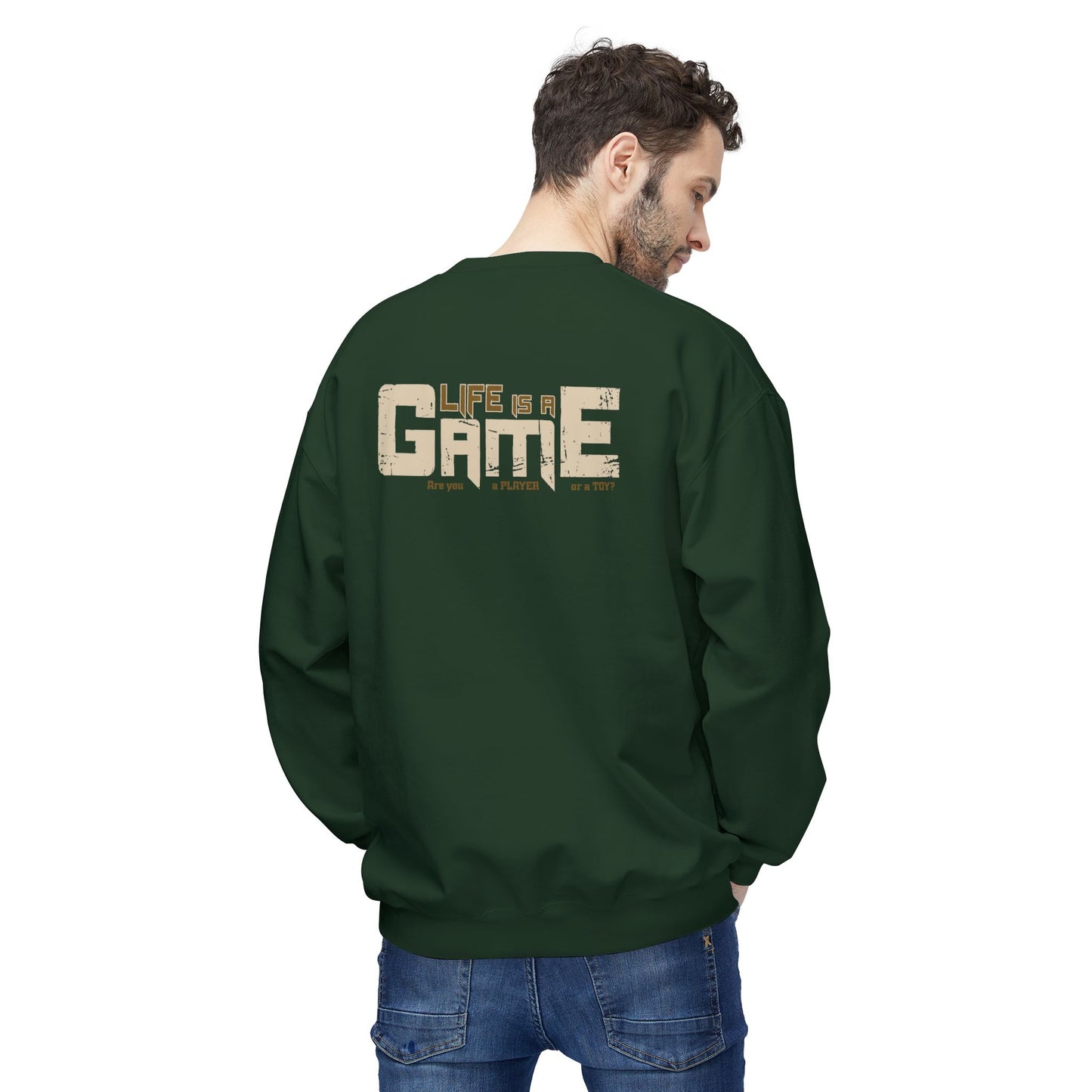 Game Life Unisex Sweatshirt, Soft Sweatshirt, Gamer Gift, Casual Wear, Birthday Gift, Inspirational Apparel