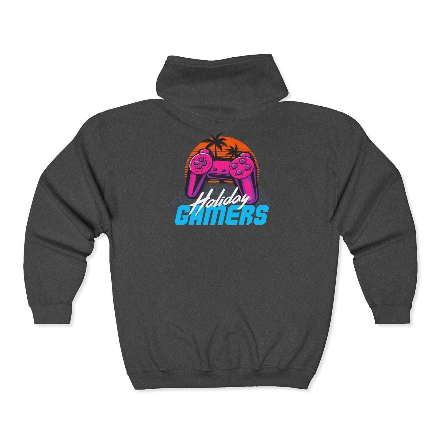 Unisex Gamers Zip Hoodie | Perfect for Gaming Enthusiasts, Comfortable Layering for All Seasons, Gift for Gamers, Stylish Sweatshirt