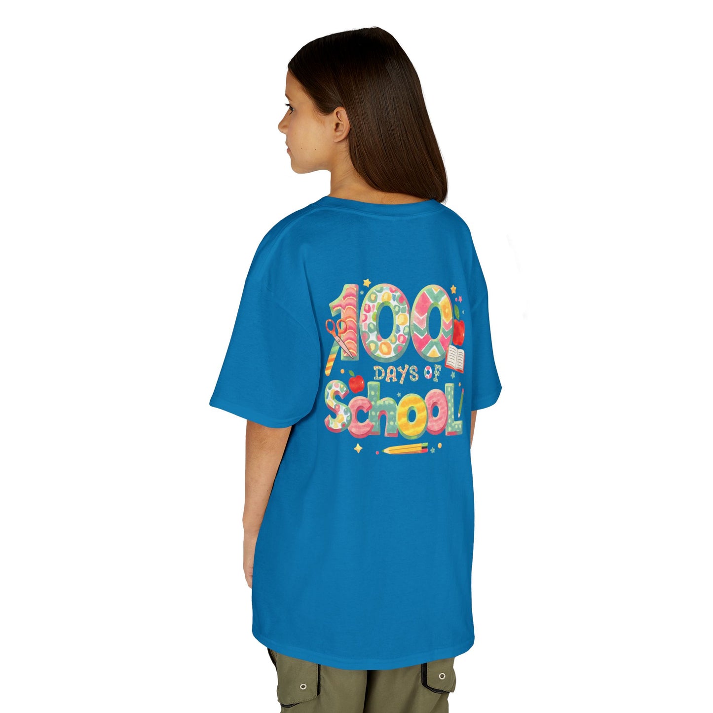 Kids School Celebration Tee - 100 Days of School, Class Shirt, Back to School Outfit, Fun Teacher Gift, Kids Education Apparel