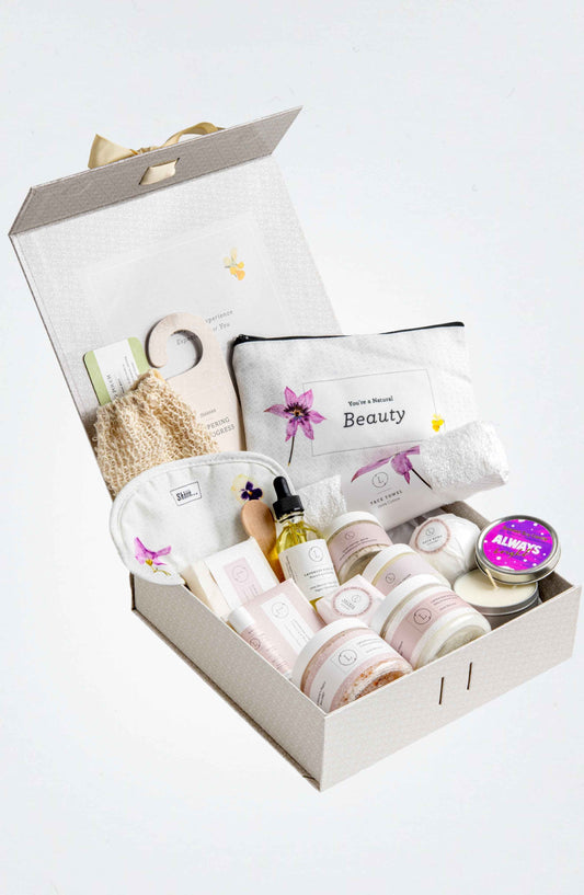 A Special Day Gift, Birthday Gift Basket, Lavender Natural Bath & Body