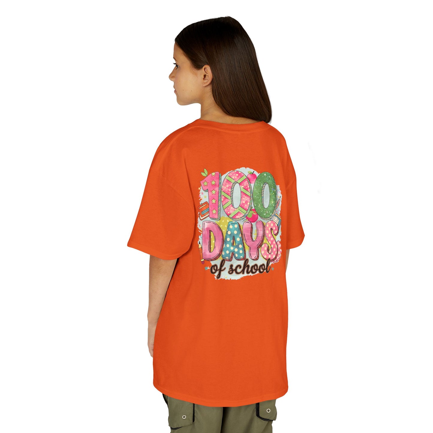 Kids 100 Days of School Tee, Fun t-shirt for kids, Milestone celebration shirt, Perfect for school events, Unique kids' apparel
