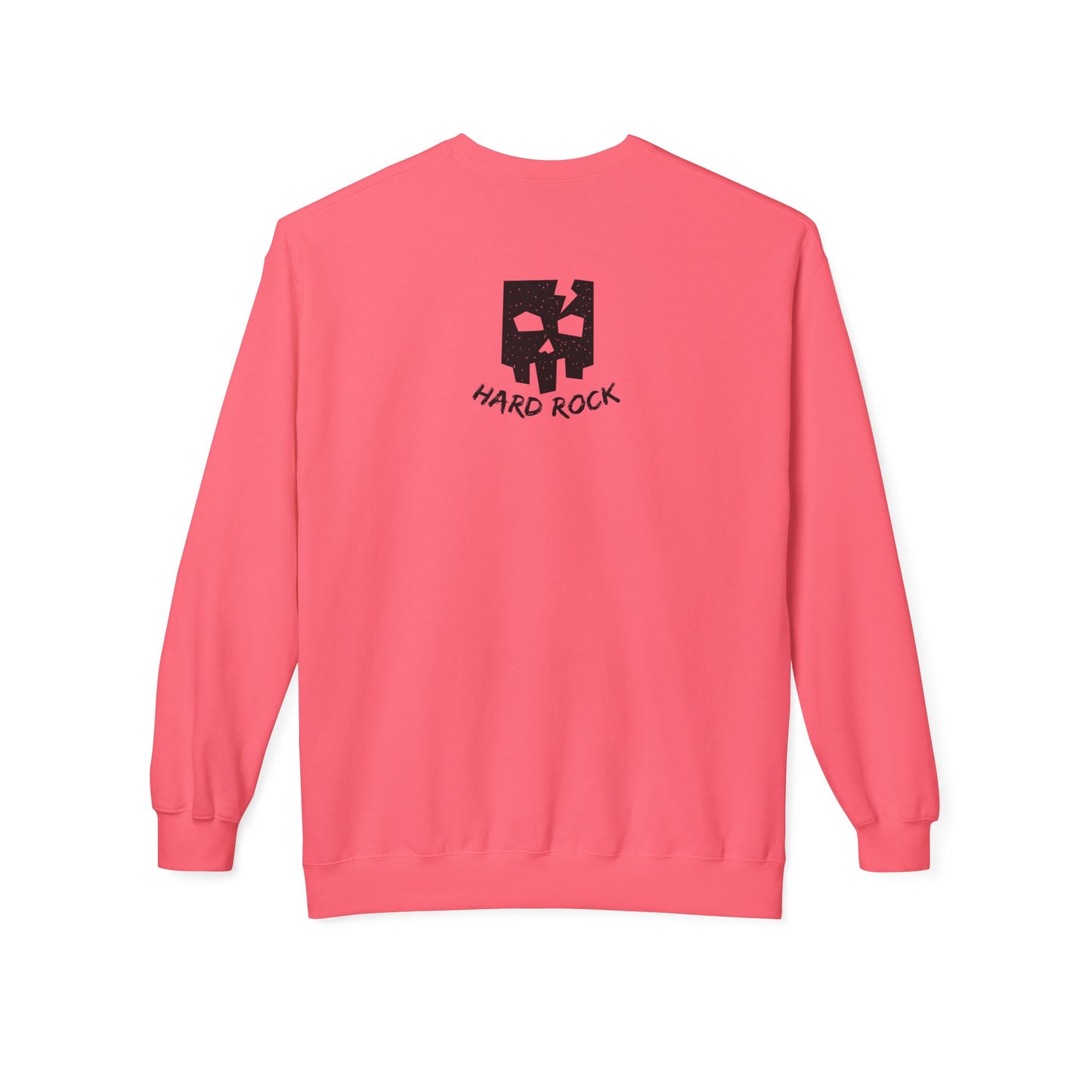 Unisex Hard Rock Sweatshirt, Cozy Music Lover Gift, Trendy Casual Wear, Perfect for Concerts, Birthday Present, Halloween Outfit