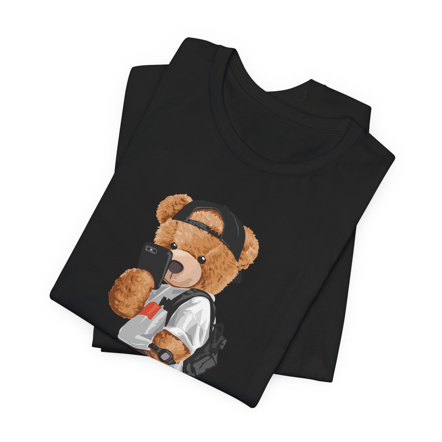 Cool Bear Graphic Tee, Casual Wear, Street Style T-Shirt, Gifts for Animal Lovers, Unique Unisex Shirt