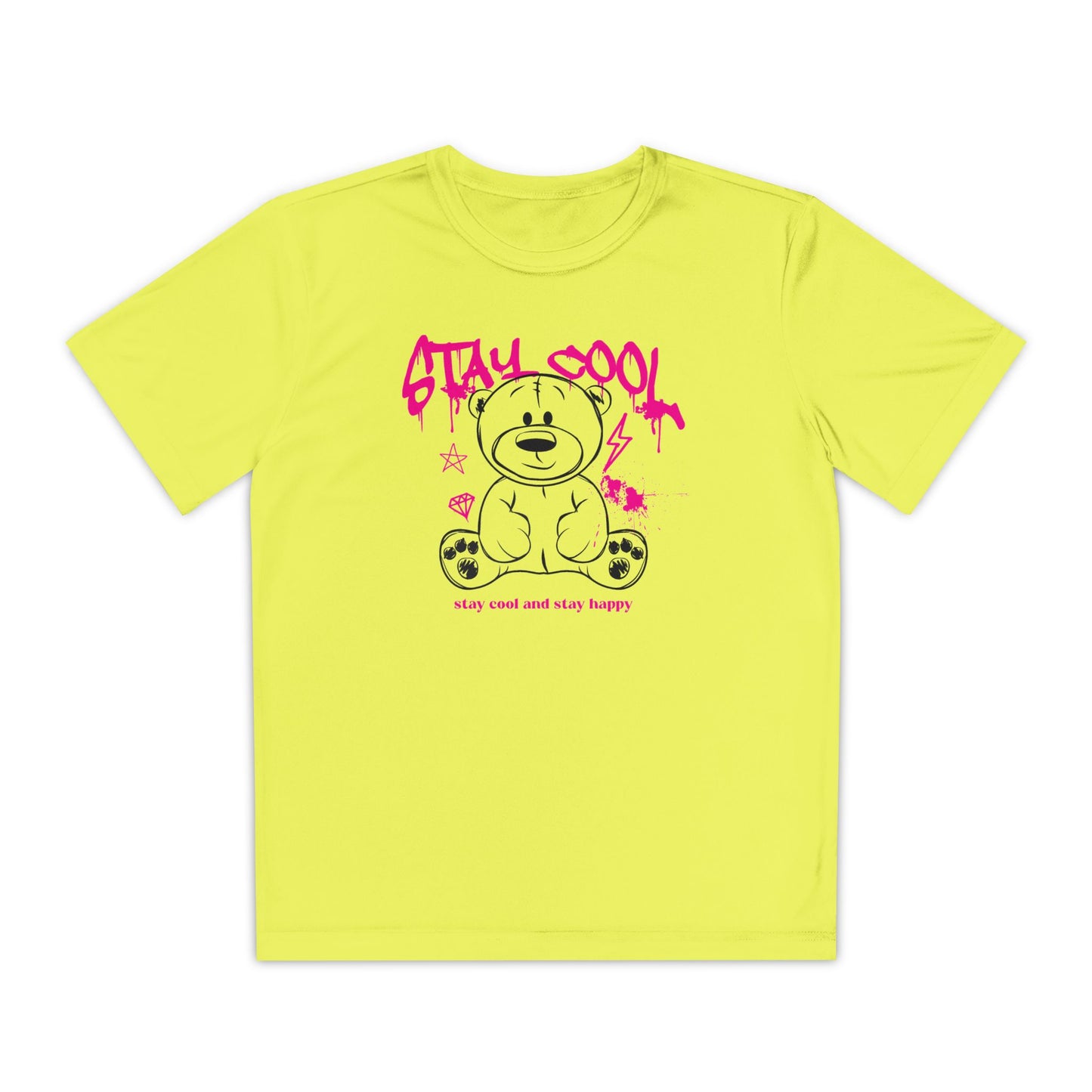 Youth Tee - Stay Cool Bear | Trendy Kids Shirt, Fun Tee for Boys and Girls, Casual Wear, Birthday Gift, Summer Style