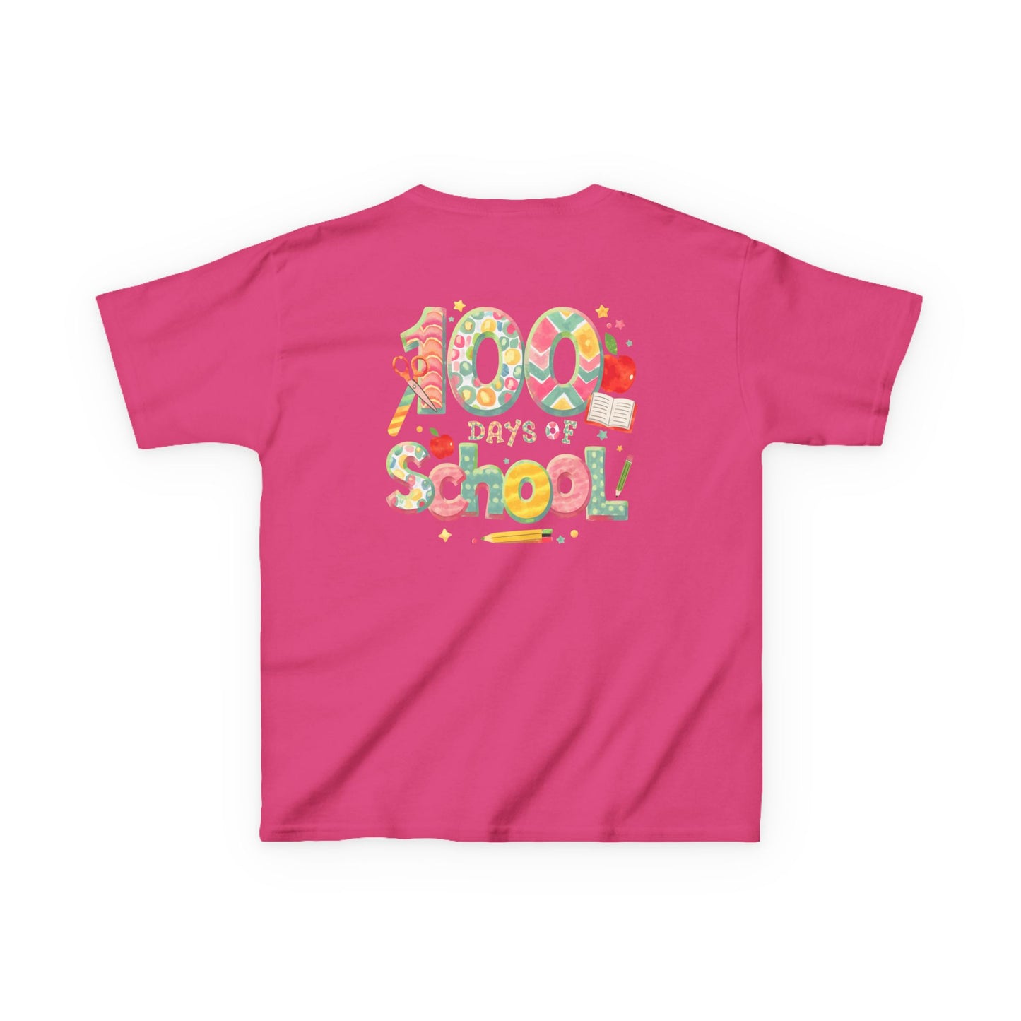 Kids School Celebration Tee - 100 Days of School, Class Shirt, Back to School Outfit, Fun Teacher Gift, Kids Education Apparel