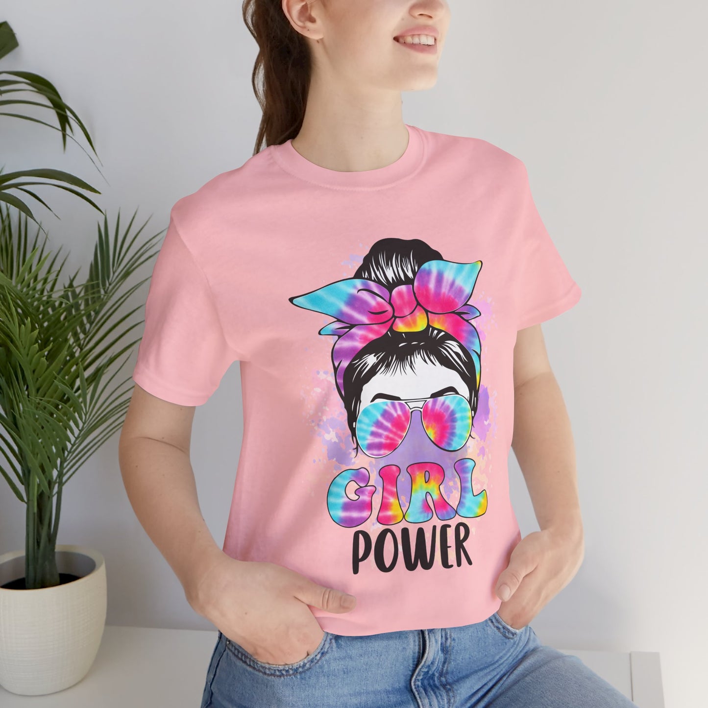 Empowering Girl Power Tee, Unisex T-Shirt for Girls, Feminist Apparel, Gift for Her, Cute Summer Top, Casual Statement Shirt