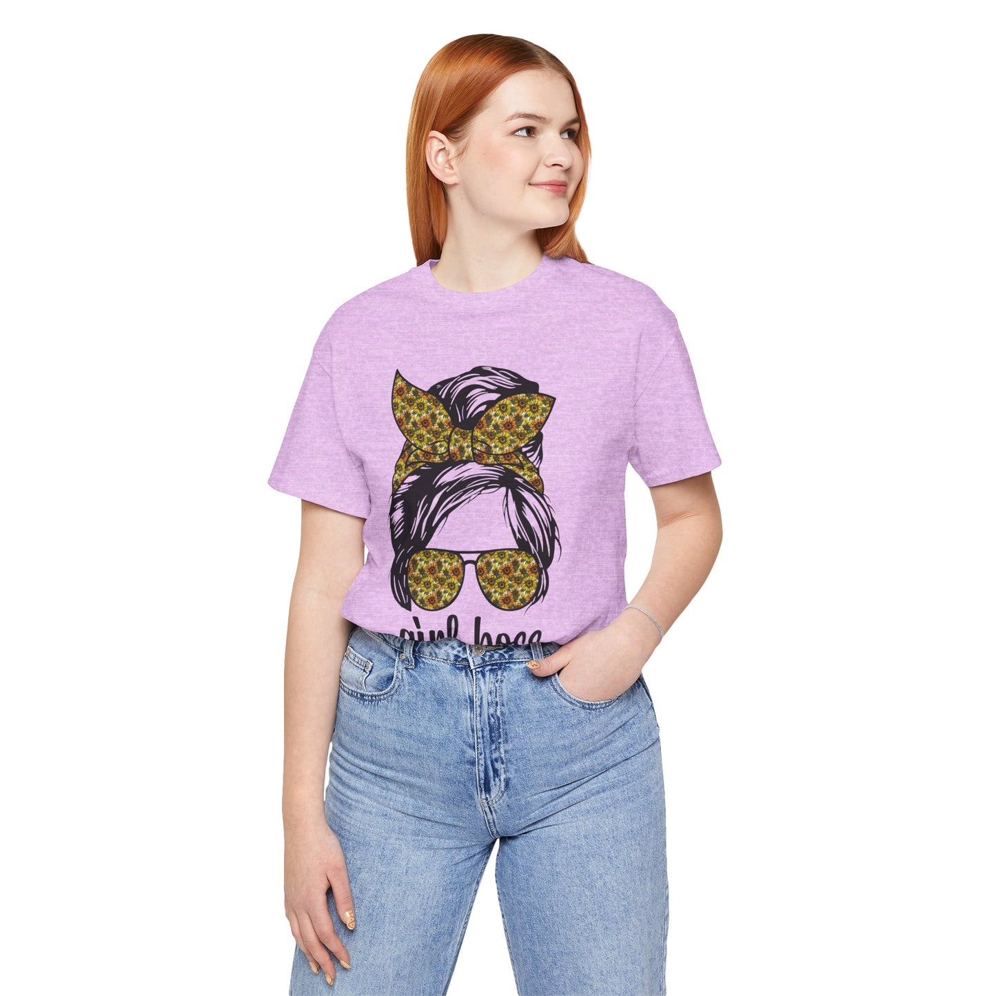 Stylish Girl Boss Tee: Empowerment Shirt for Women, Casual Outfit, Trendy Gift, Birthday Apparel, Motivational Fashion