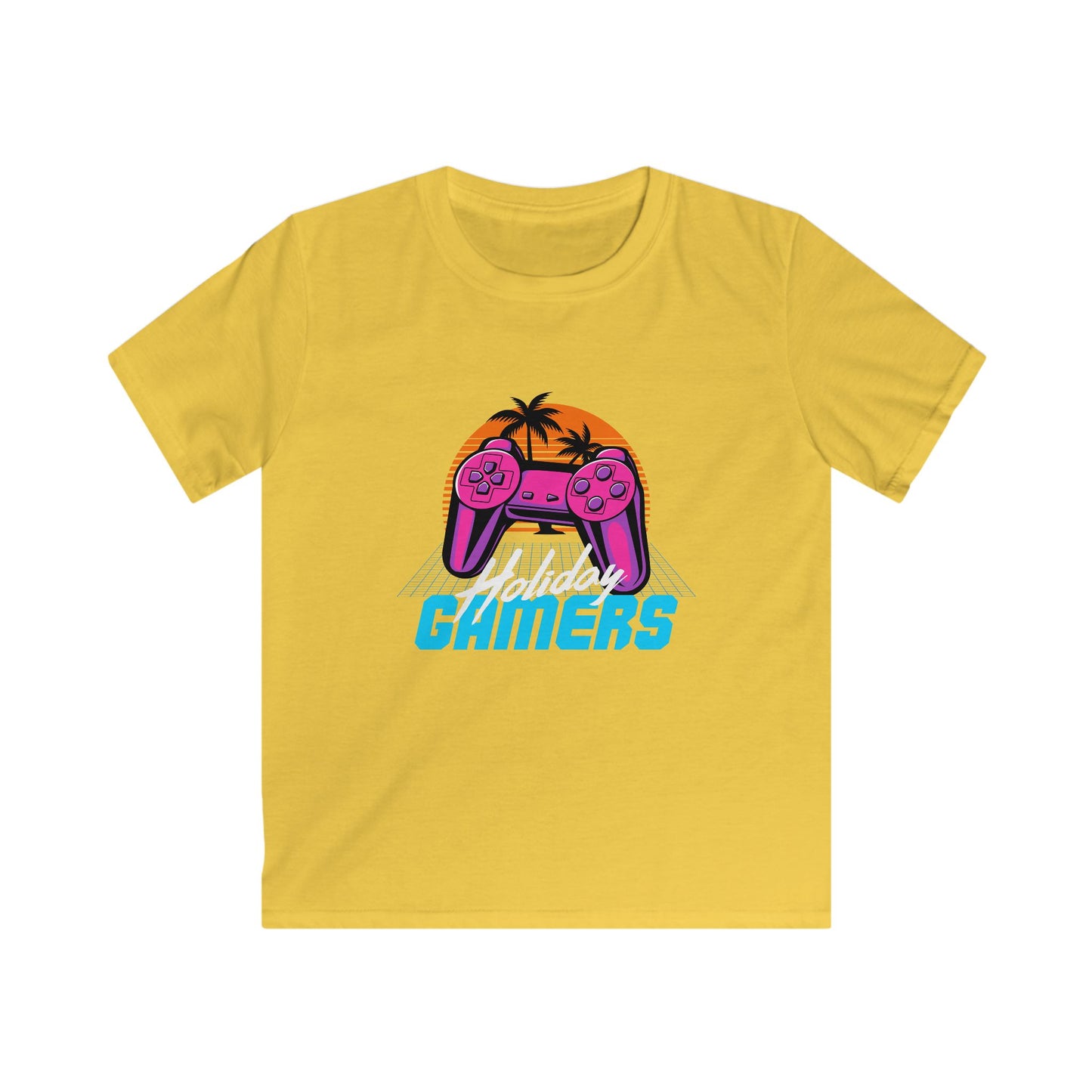 Video Game Kids Tee, Holiday Gamers T-Shirt, Gamer Gift, Nostalgic Gaming Shirt, Playful Kids Apparel Daisy