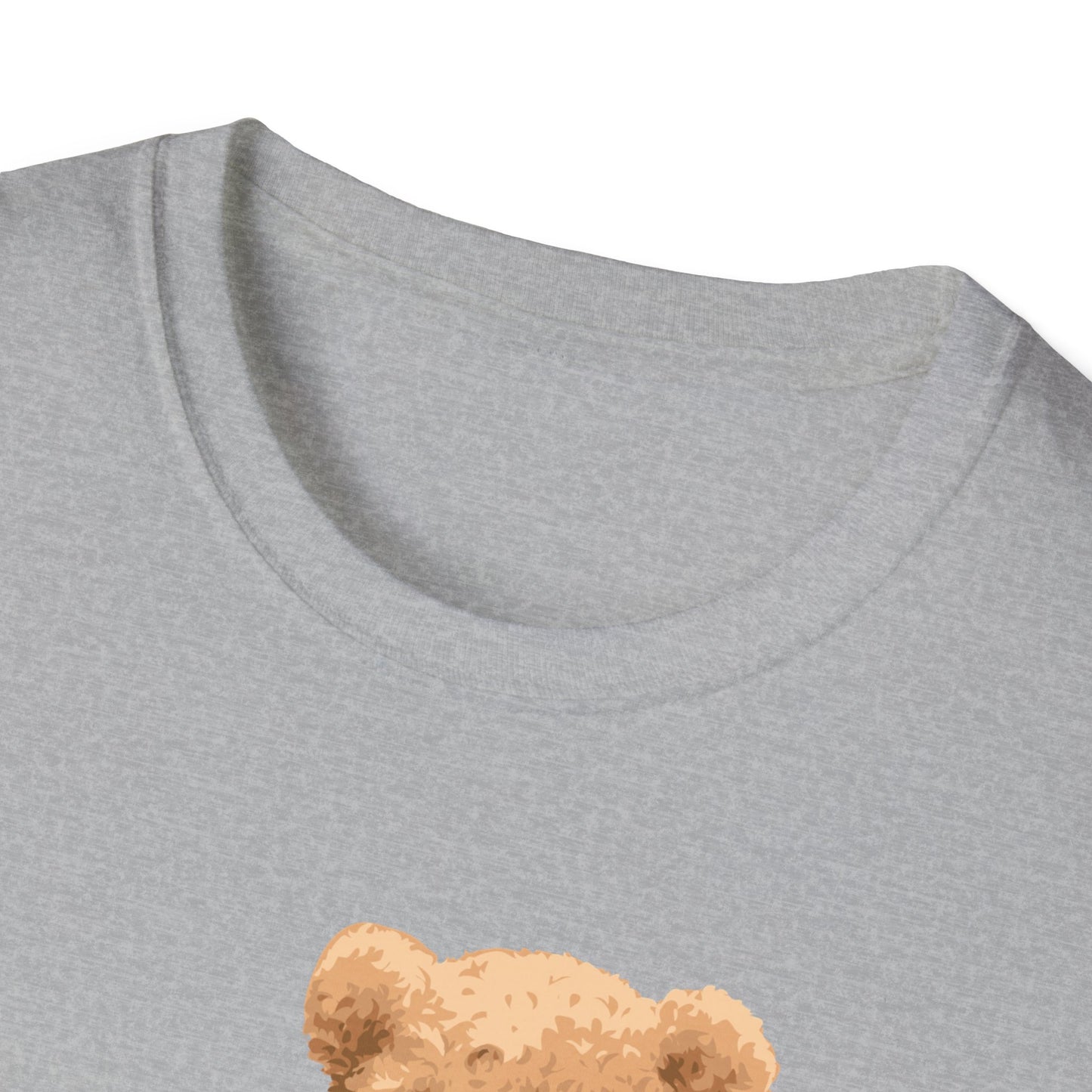 Street King Bear Unisex T-Shirt - Fun Vintage Style Tee, Casual Wear, Gift for Kids & Teens, Birthday Present, Streetwear Outfit