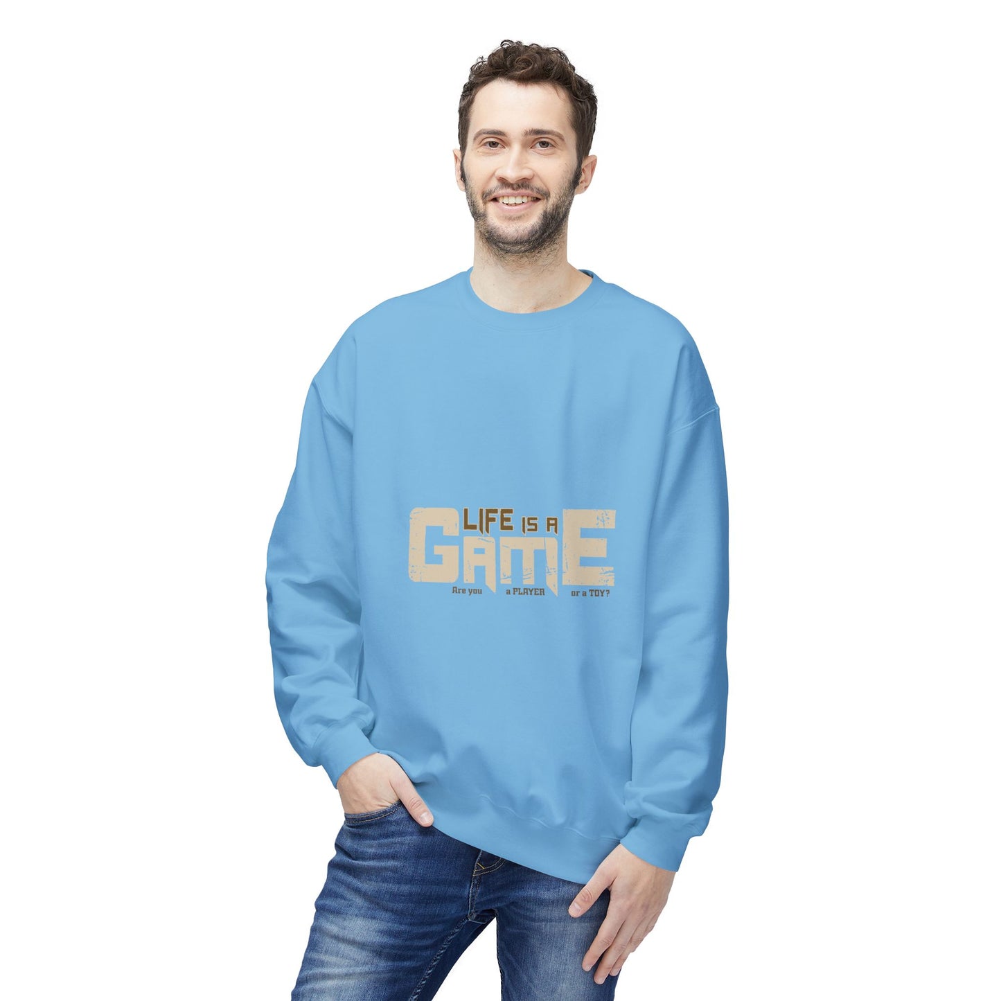 Game Life Unisex Sweatshirt, Soft Sweatshirt, Gamer Gift, Casual Wear, Birthday Gift, Inspirational Apparel