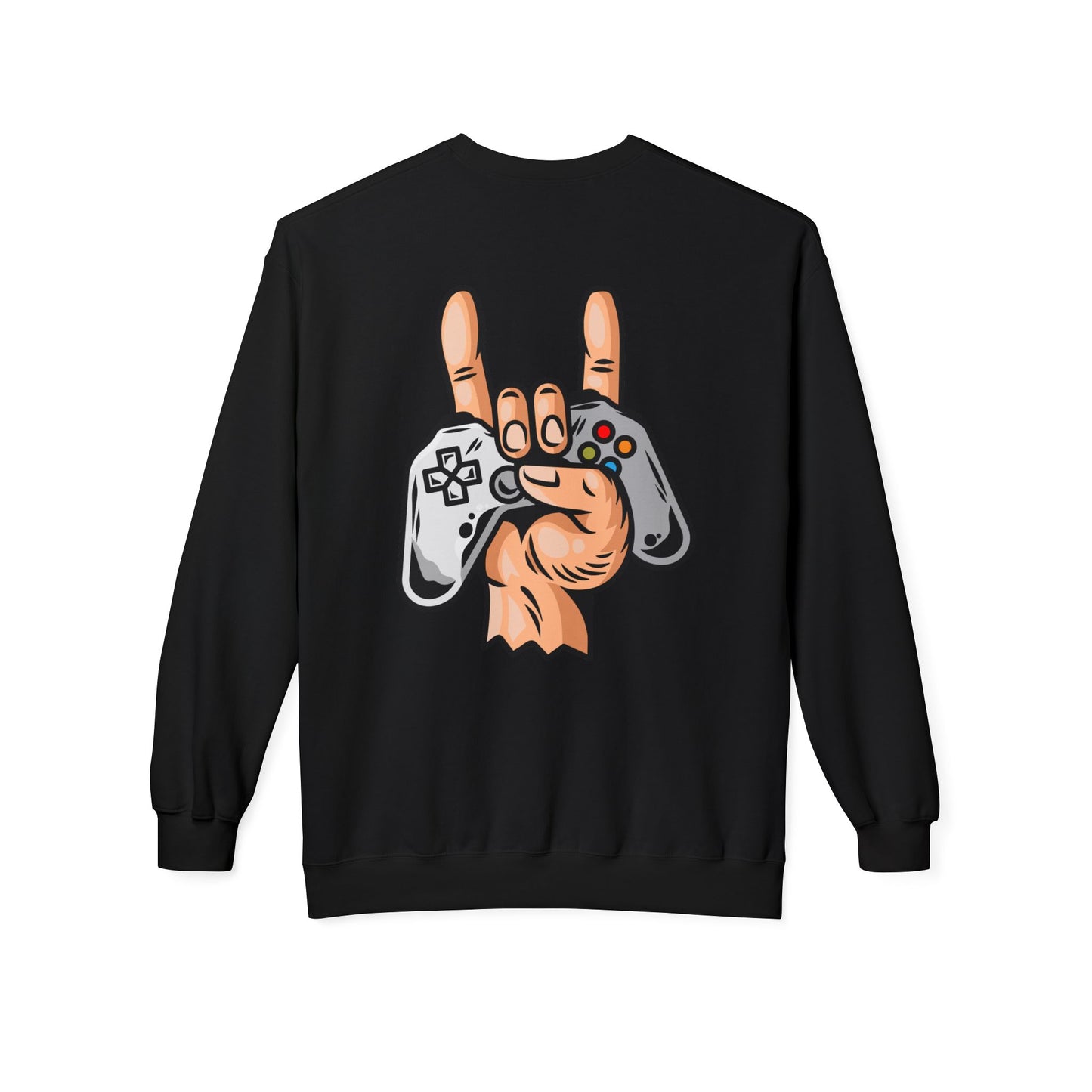 Gamer Fleece Crewneck Sweatshirt, Unisex Sweatshirt for Gamers, Gaming Apparel, Perfect Gift for Birthdays, Geek Culture, Casual Wear