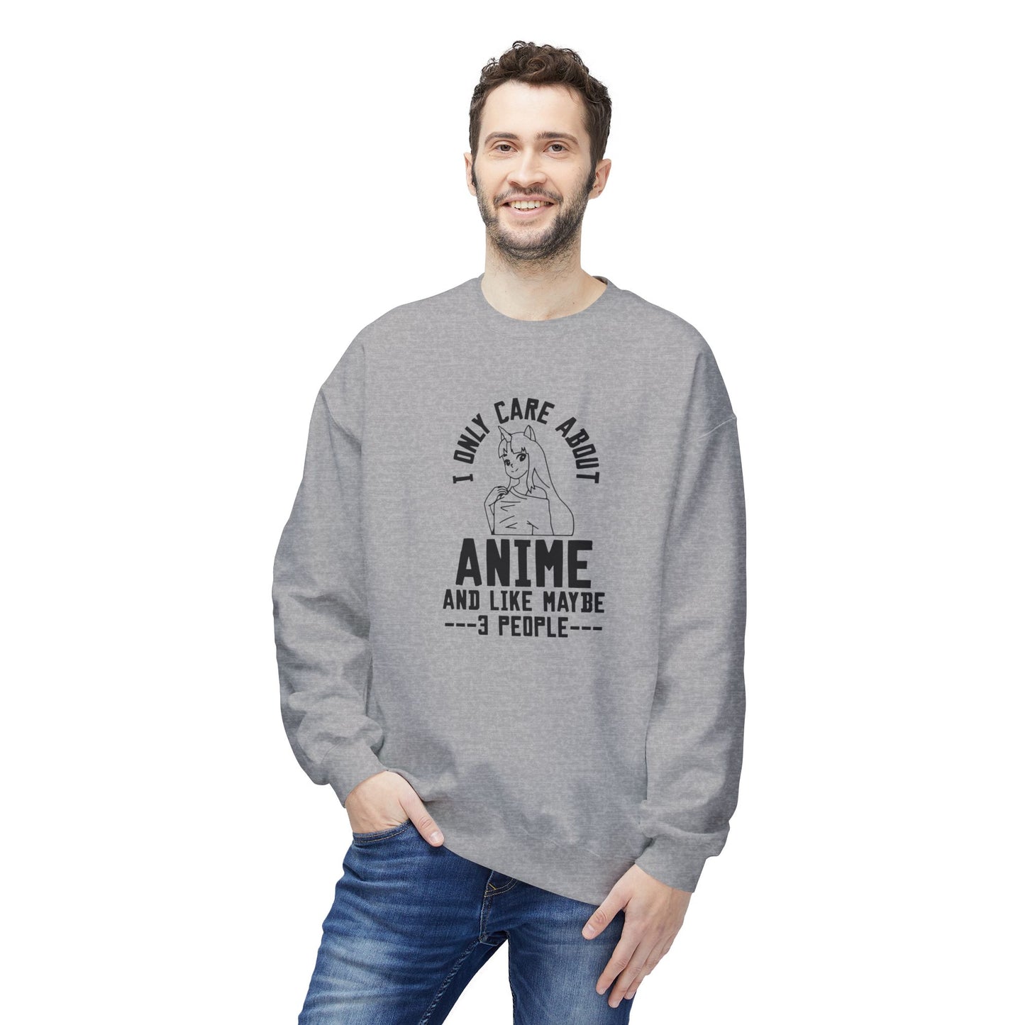 Anime Lover Crewneck Sweatshirt - Perfect for Gift, Casual Wear, Cosplay, Anime Events, Pop Culture Enthusiasts