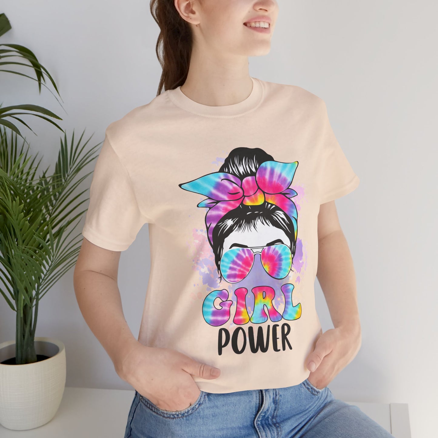 Empowering Girl Power Tee, Unisex T-Shirt for Girls, Feminist Apparel, Gift for Her, Cute Summer Top, Casual Statement Shirt