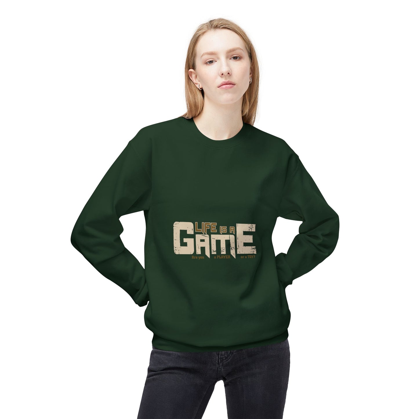 Game Life Unisex Sweatshirt, Soft Sweatshirt, Gamer Gift, Casual Wear, Birthday Gift, Inspirational Apparel