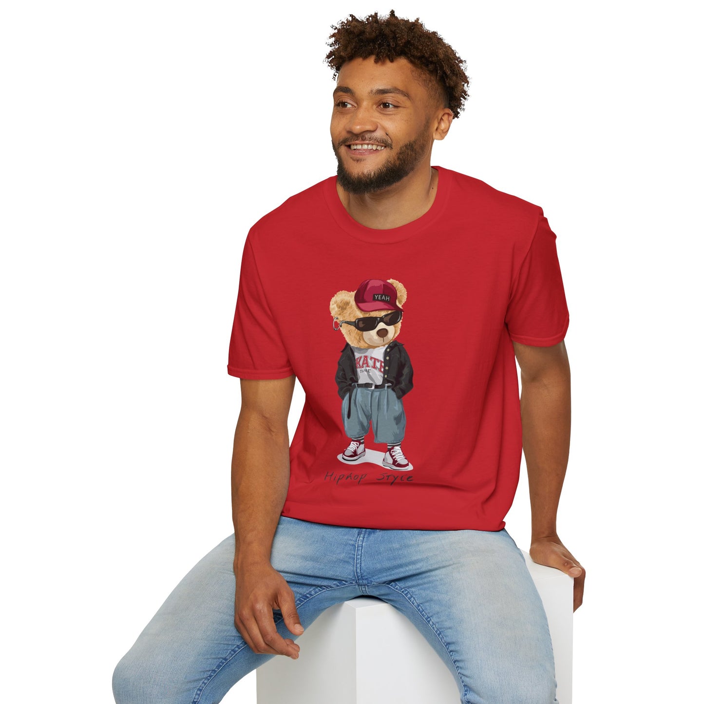 Hip Hop Bear T-Shirt | Cool Graphic Tee, Streetwear, Casual Wear, Gift for Teens, Hip Hop Style