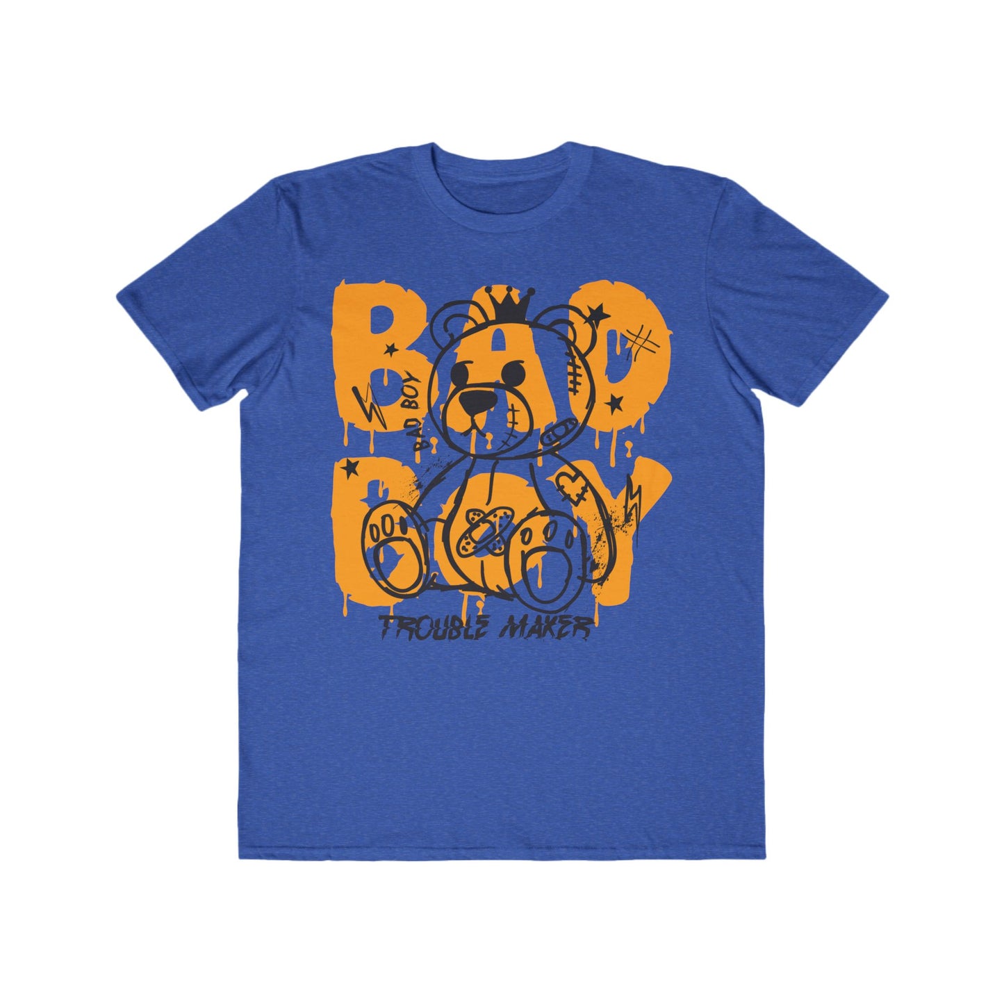 Urban Wear For Men: Bad Boy Trouble Maker, Casual Wear, Trendy Style, Gift for Him, Urban Fashion, Streetwear, Birthdays, Everyday Use Heather Blue
