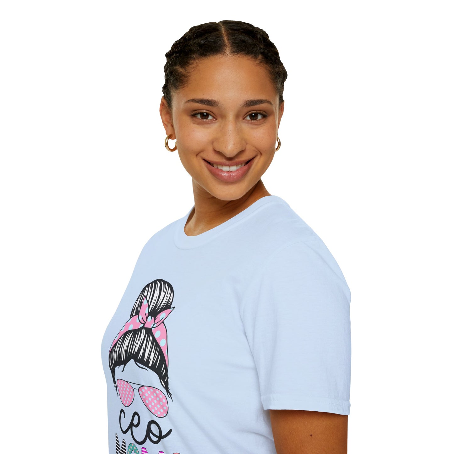 CEO Mama Graphic T-Shirt - Unisex Softstyle Tee, Perfect Gift for Mom, Birthday, Mother's Day, Casual Wear, Relaxed Fit