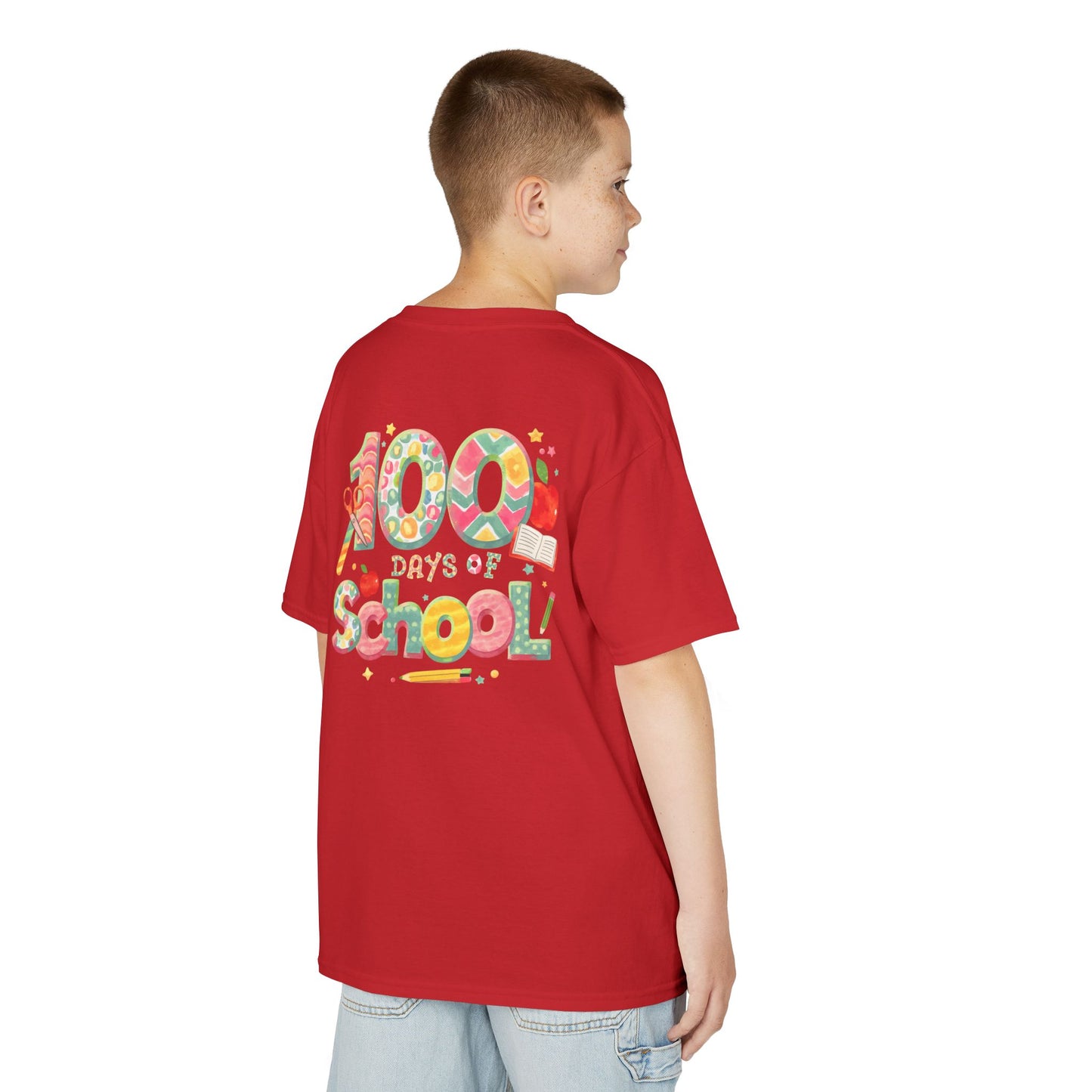 Kids School Celebration Tee - 100 Days of School, Class Shirt, Back to School Outfit, Fun Teacher Gift, Kids Education Apparel
