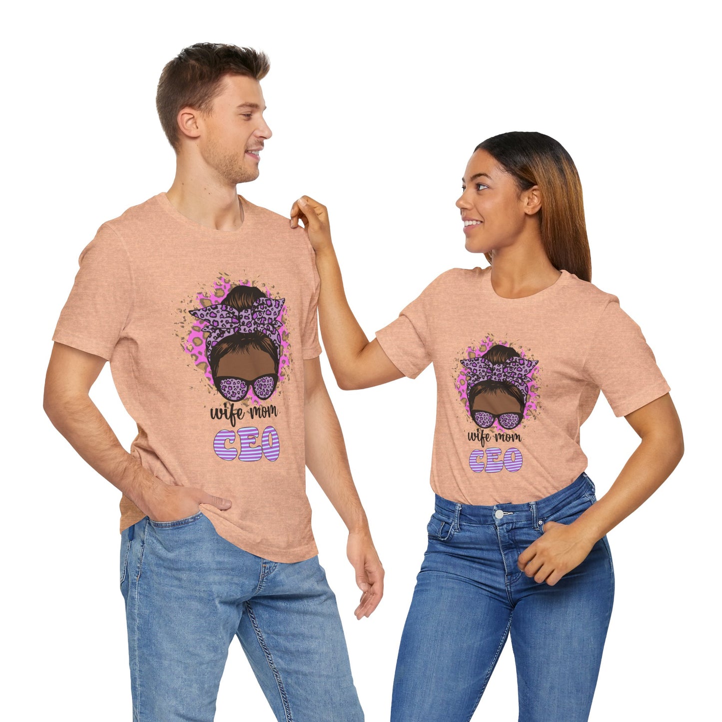Wife Mom CEO T-Shirt: Empowering Tee for Moms, Gifts for Mother's Day, Women's Casual Wear, Motivational Apparel, Cute Graphic Tee