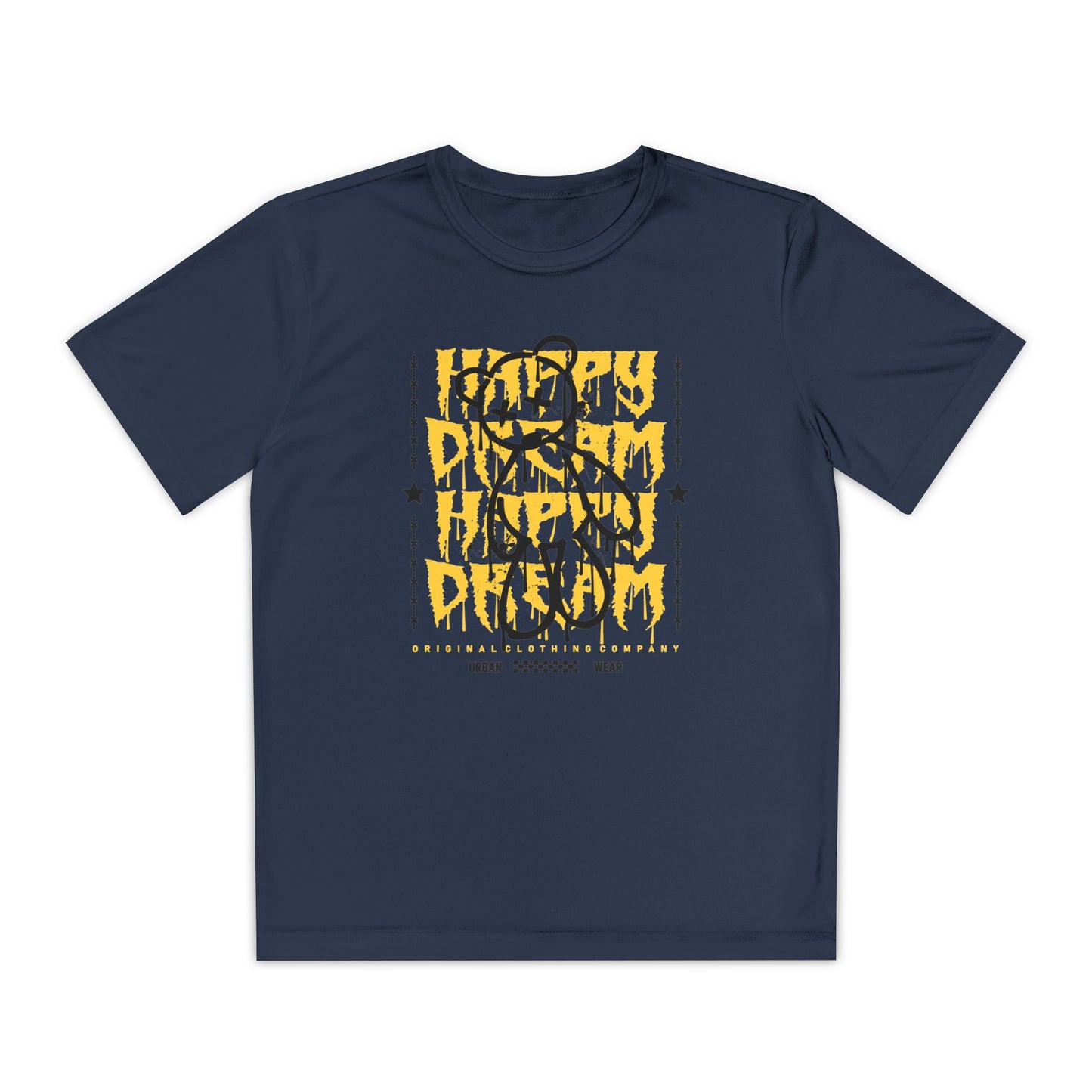 Youth Motivational Tee - Perfect for Competitions, Sportswear, Gift for Young Athletes, Training, Team Events True Navy