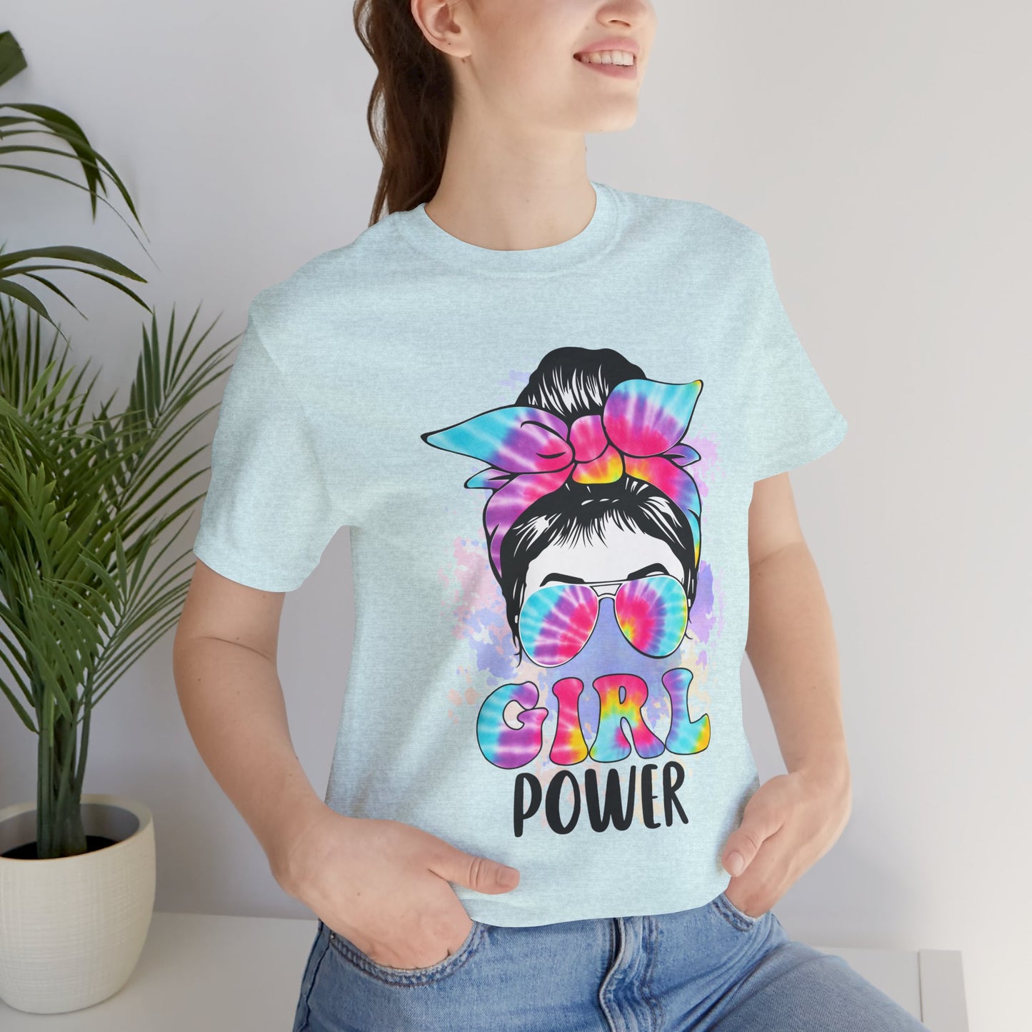 Empowering Girl Power Tee, Unisex T-Shirt for Girls, Feminist Apparel, Gift for Her, Cute Summer Top, Casual Statement Shirt