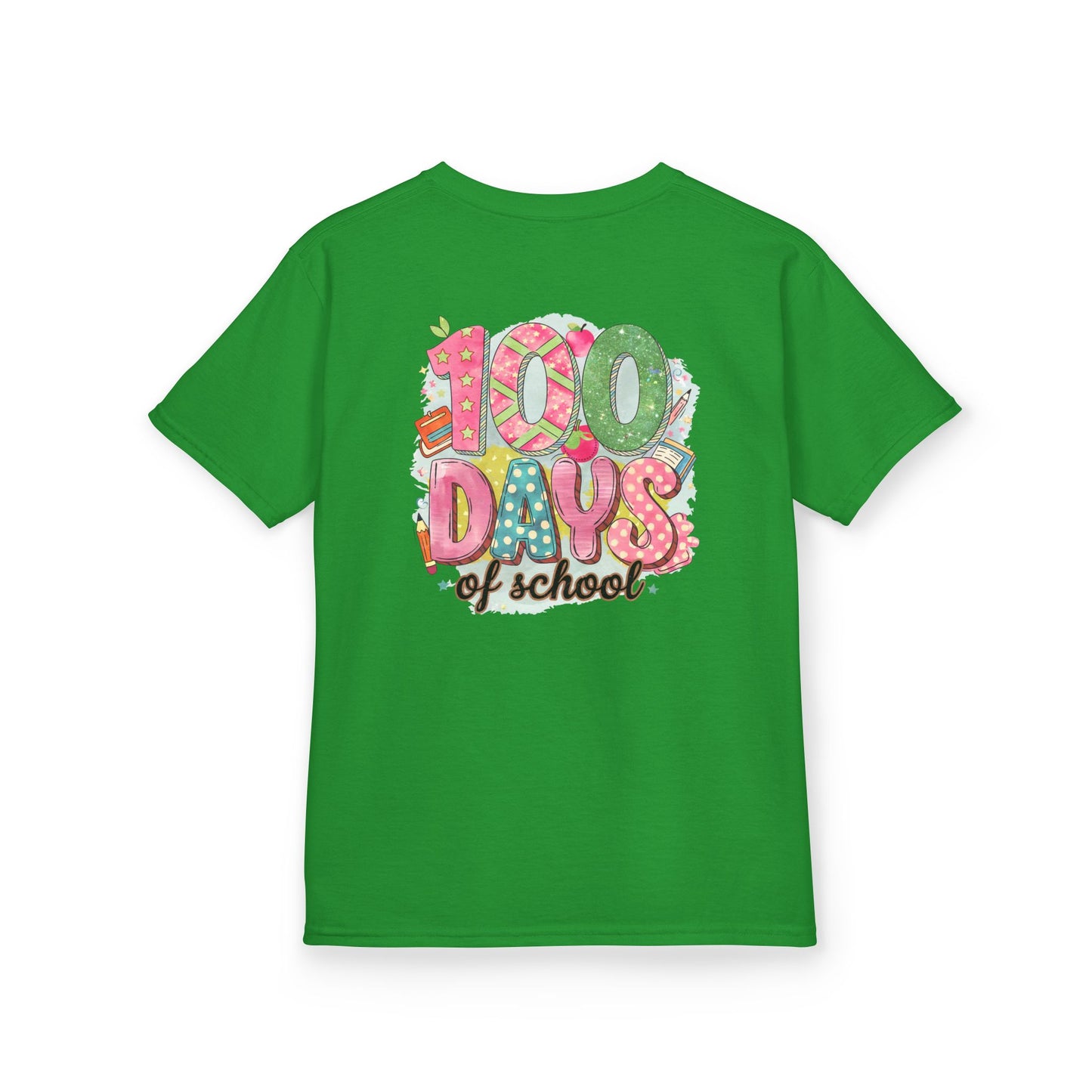 Kids 100 Days of School Tee, Fun t-shirt for kids, Milestone celebration shirt, Perfect for school events, Unique kids' apparel
