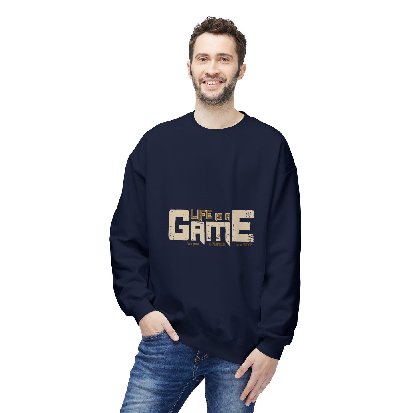 Game Life Unisex Sweatshirt, Soft Sweatshirt, Gamer Gift, Casual Wear, Birthday Gift, Inspirational Apparel