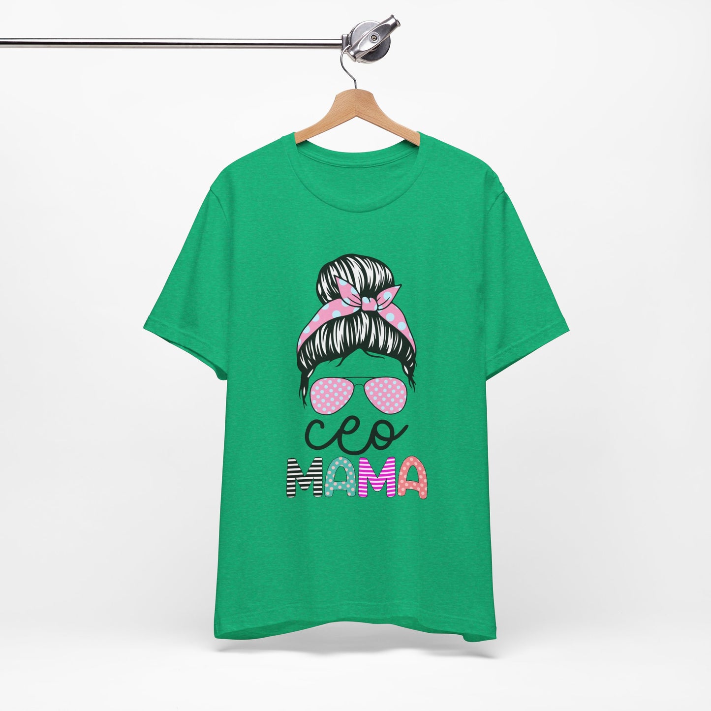 CEO Mama Graphic Tee, Unisex T-Shirt for Moms, Gift for New Mothers, Casual Summer Top, Fun Parenting Apparel, Mother's Day Gift