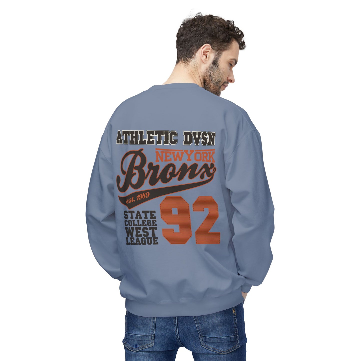 Vintage Athletic Crewneck Sweatshirt, Casual Pullover, Retro Style, Cozy Loungewear, Gift for Him/Her, Sports Fan Apparel