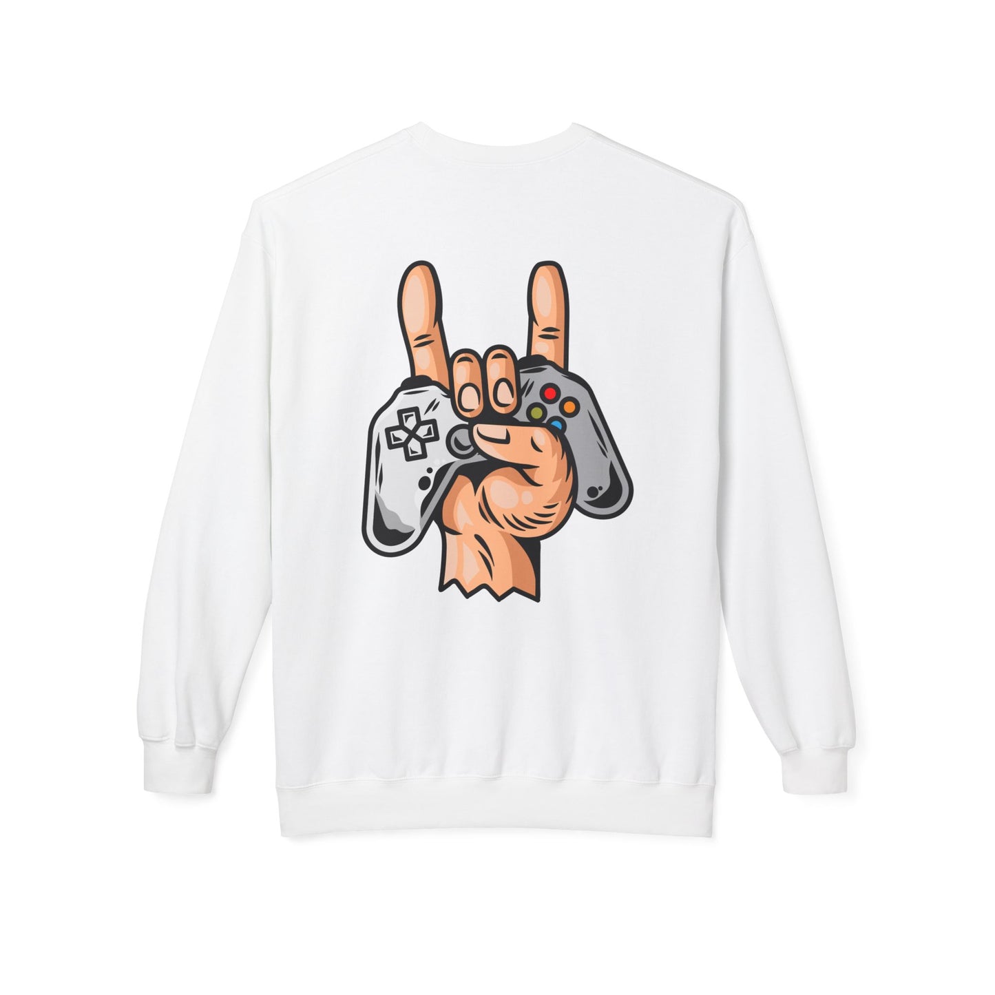 Gamer Fleece Crewneck Sweatshirt, Unisex Sweatshirt for Gamers, Gaming Apparel, Perfect Gift for Birthdays, Geek Culture, Casual Wear