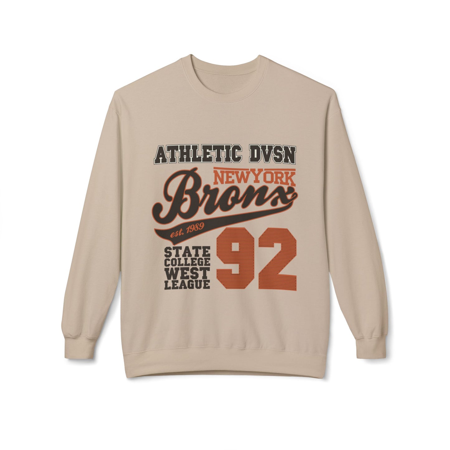 Vintage Athletic Crewneck Sweatshirt, Casual Pullover, Retro Style, Cozy Loungewear, Gift for Him/Her, Sports Fan Apparel