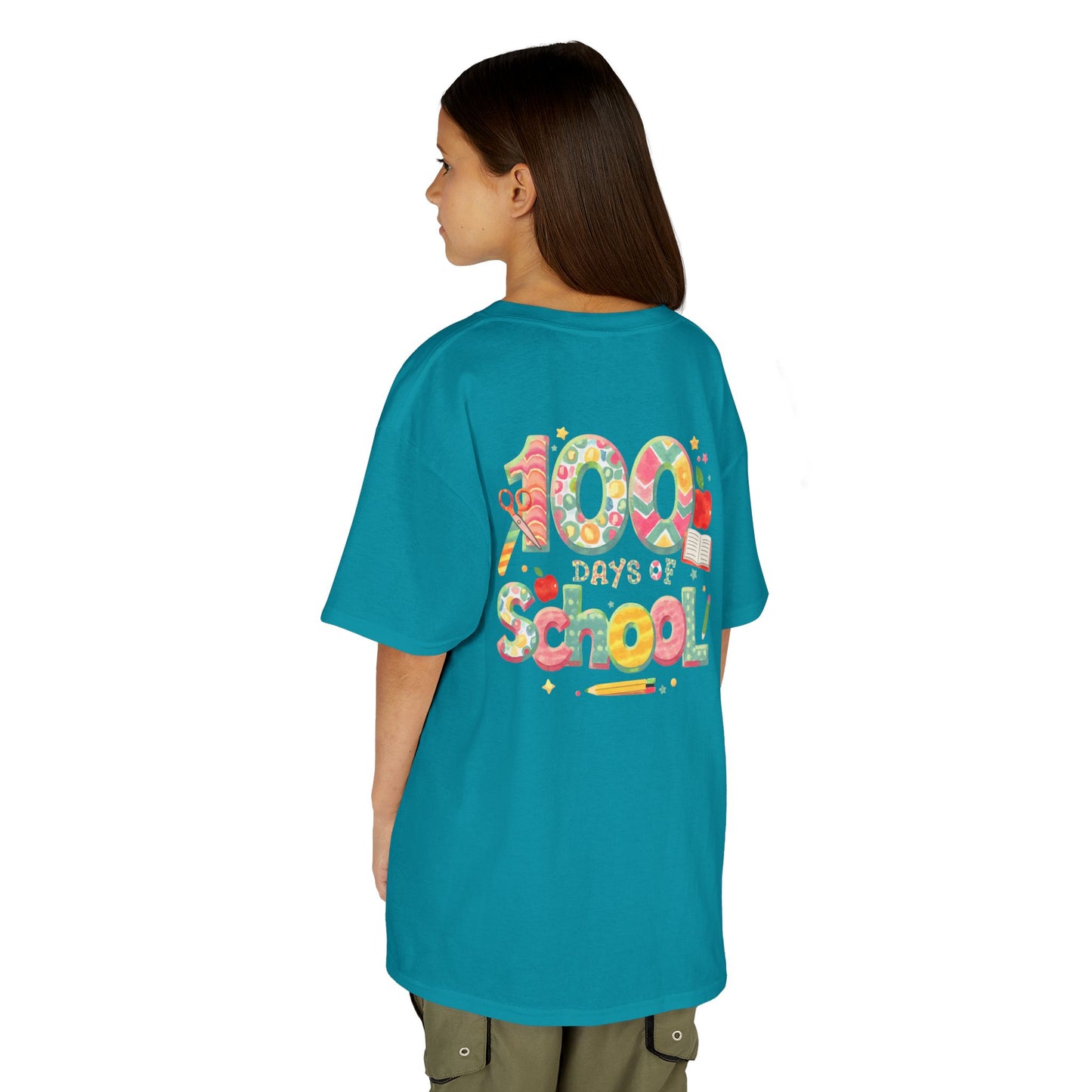 Kids School Celebration Tee - 100 Days of School, Class Shirt, Back to School Outfit, Fun Teacher Gift, Kids Education Apparel
