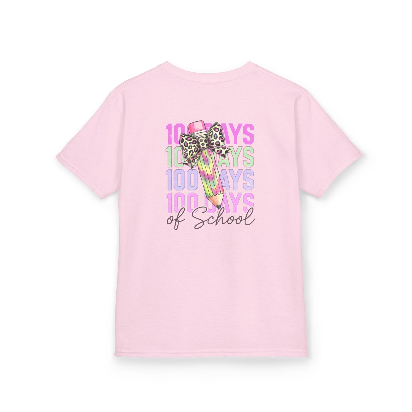 Kids 100 Days of School Tee, Fun Kids' T-Shirt, Celebration Shirt for Back to School, Kindergarten Milestone Gift, Cute Animal Print Design