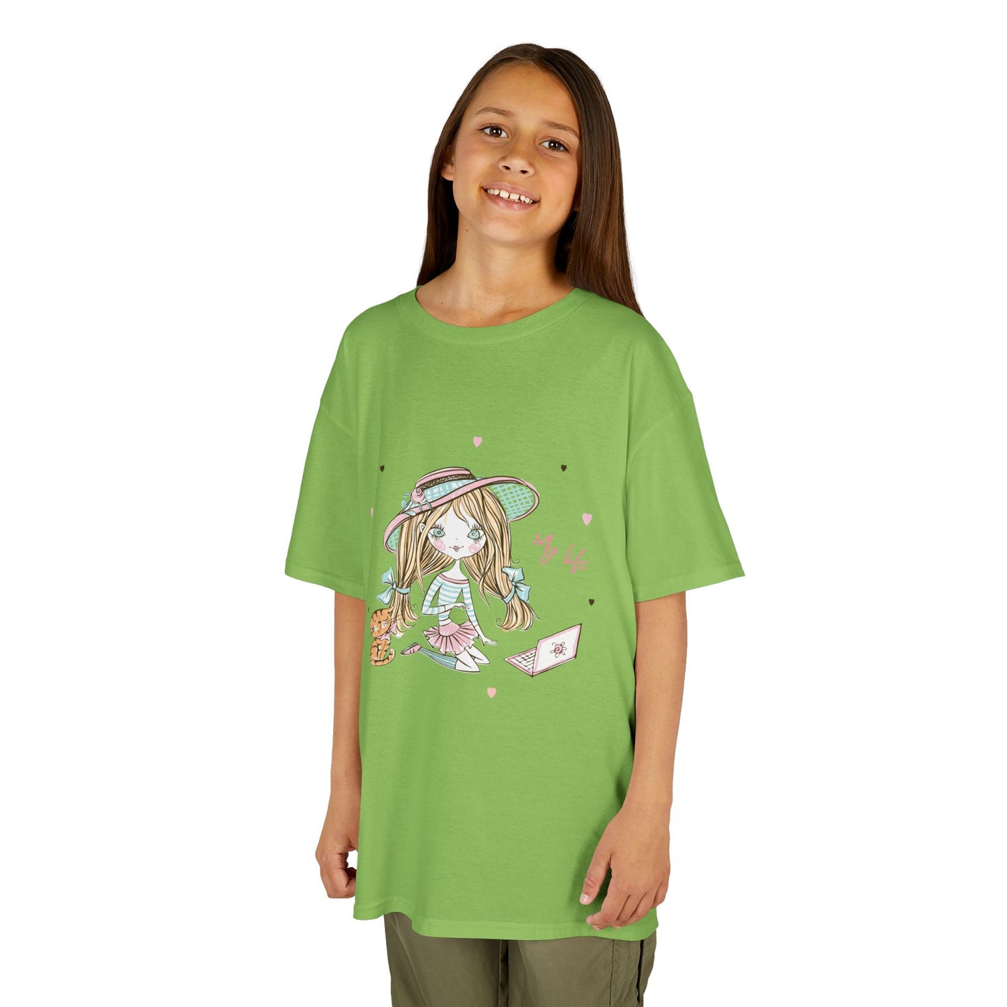 Whimsical Kids T-Shirt Featuring Cute Character, Fun Gift for Birthdays, Playdates, Holiday Wear, Everyday Adventure