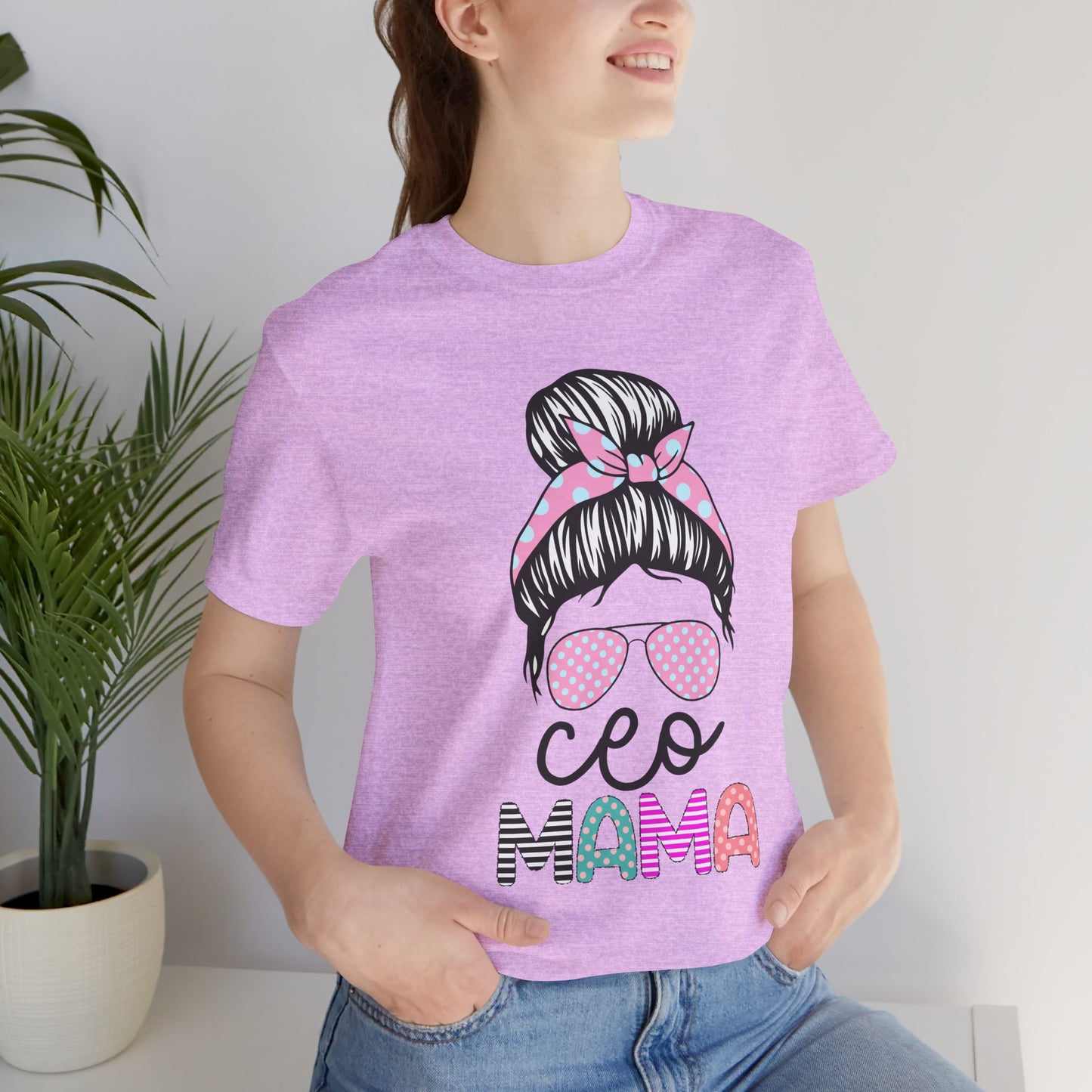 CEO Mama Graphic Tee, Unisex T-Shirt for Moms, Gift for New Mothers, Casual Summer Top, Fun Parenting Apparel, Mother's Day Gift
