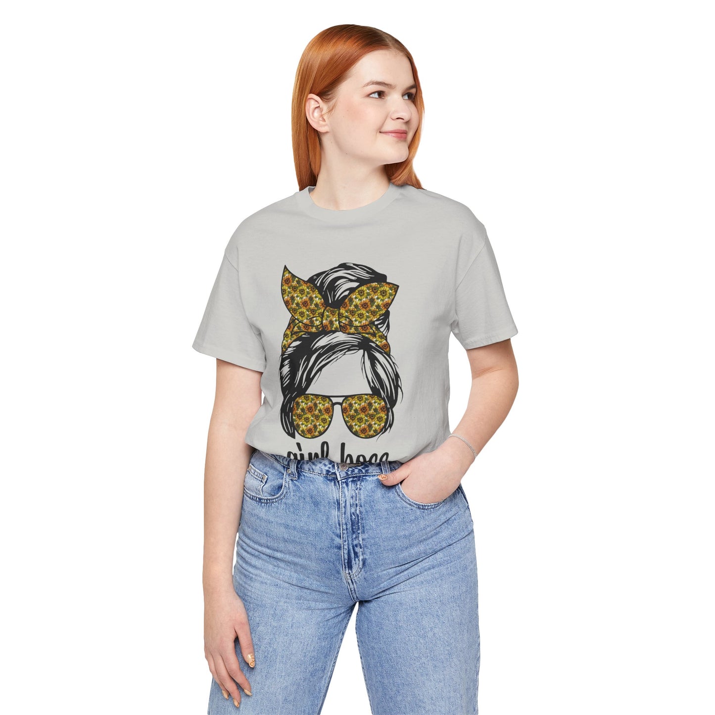 Stylish Girl Boss Tee: Empowerment Shirt for Women, Casual Outfit, Trendy Gift, Birthday Apparel, Motivational Fashion