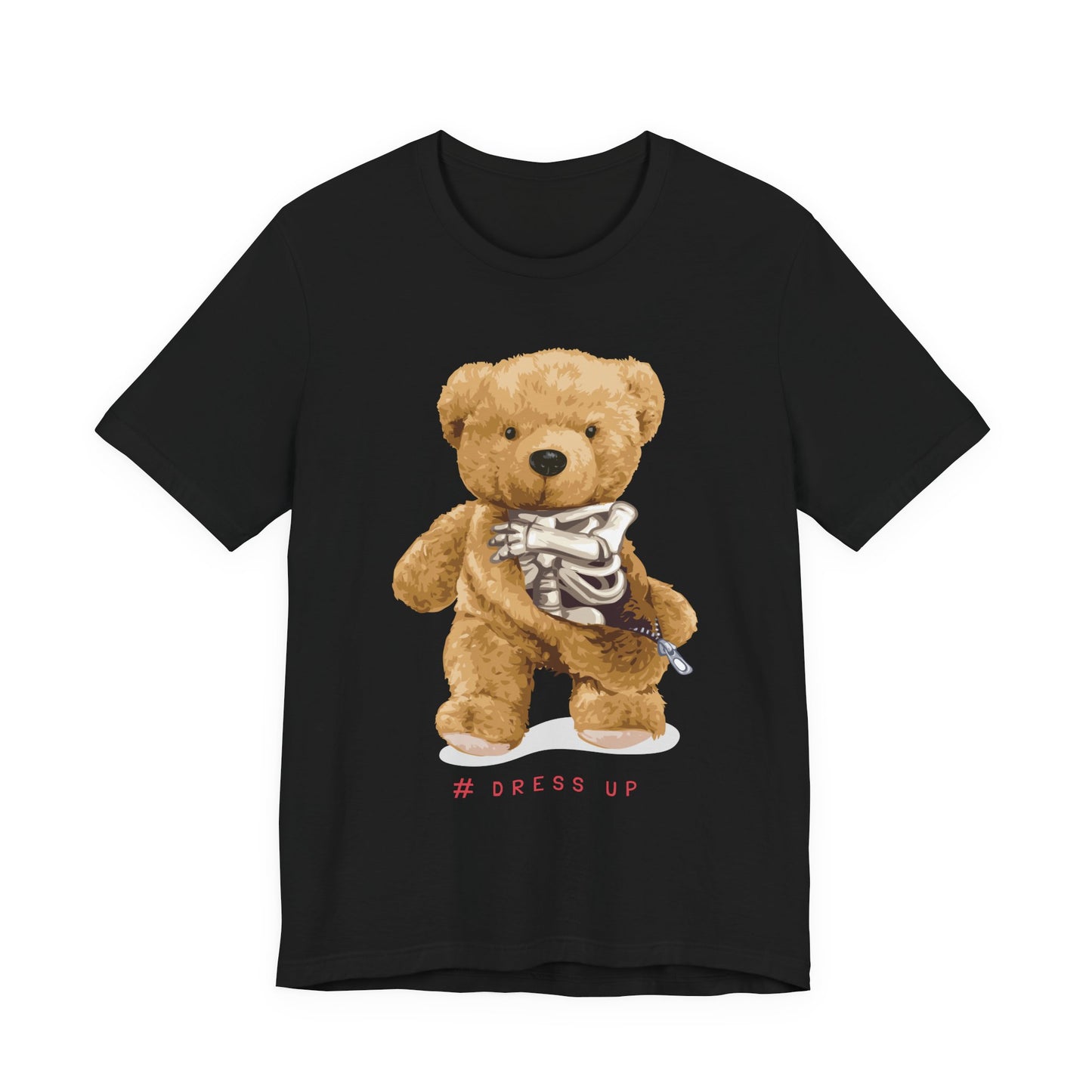 Cute Bear Dress Up Tee - Animal Lover Shirt, Gift for Kids, Playful Outfit for Birthdays, Fun Casual Wear, Adorable Graphic Tee