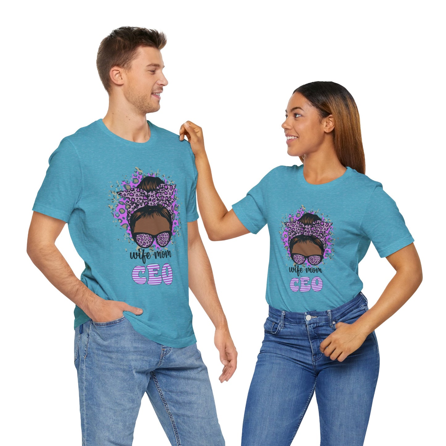 Wife Mom CEO T-Shirt: Empowering Tee for Moms, Gifts for Mother's Day, Women's Casual Wear, Motivational Apparel, Cute Graphic Tee