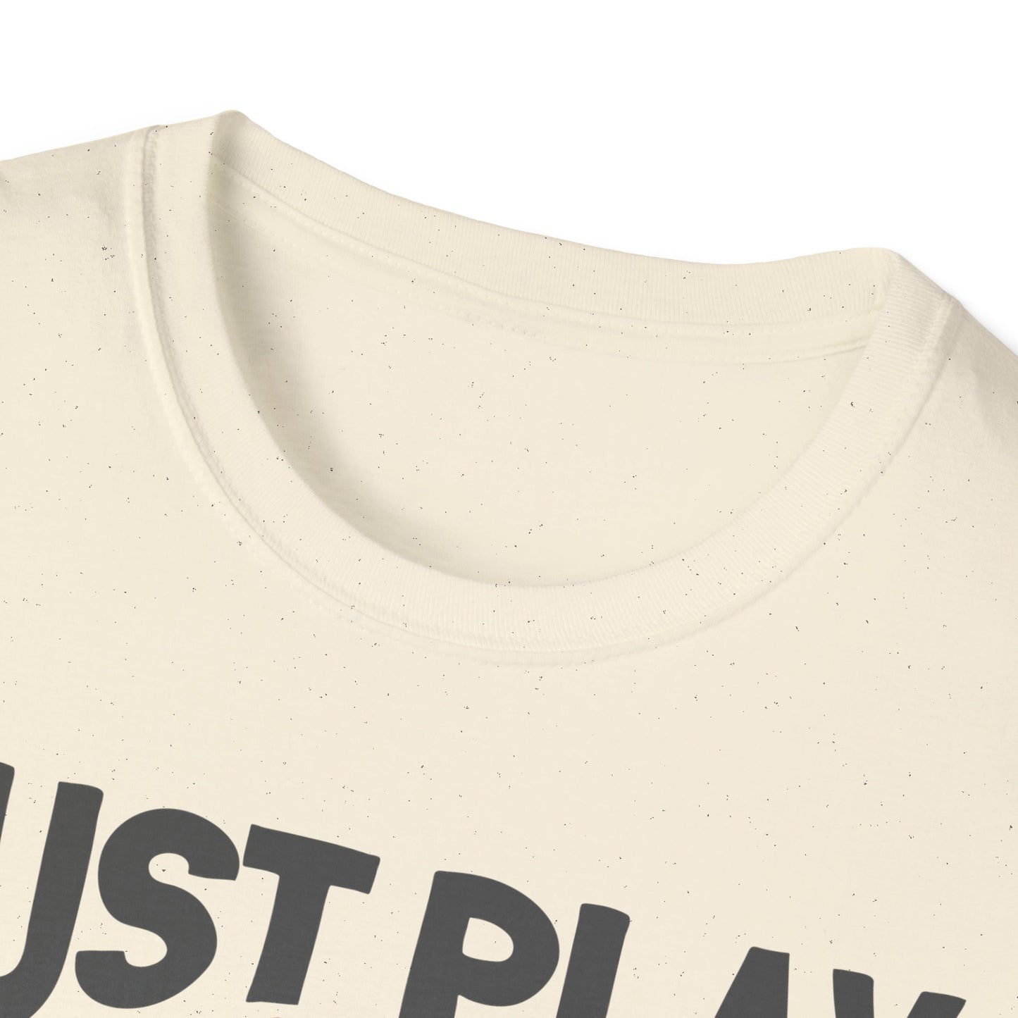 Just Play Game Unisex Softstyle T-Shirt | Fun Gift for Baseball Lovers | Casual Wear, Sports Shirt, Game Day Tee, Gift for Him/Her