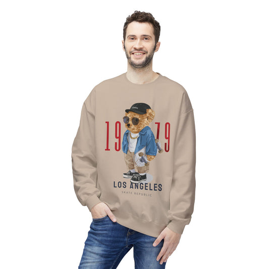 Vintage Los Angeles Bear Sweatshirt, Cozy Crewneck, Unisex Fleece Top, 1979 Style, Perfect for Casual Outfits, Gift for Bears Lovers Sand