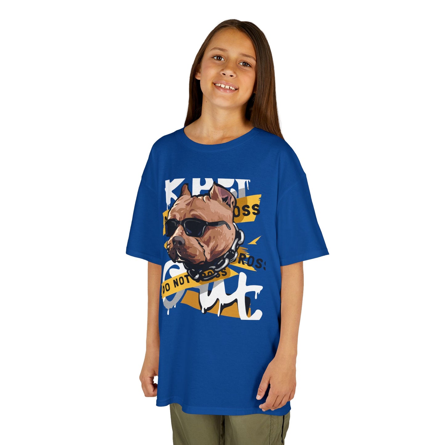 Cool Dog Graphic Kids Tee, Kids T-Shirt, Dog Lover Gift, Funny Animal Shirt, Birthday Gift, Casual Wear