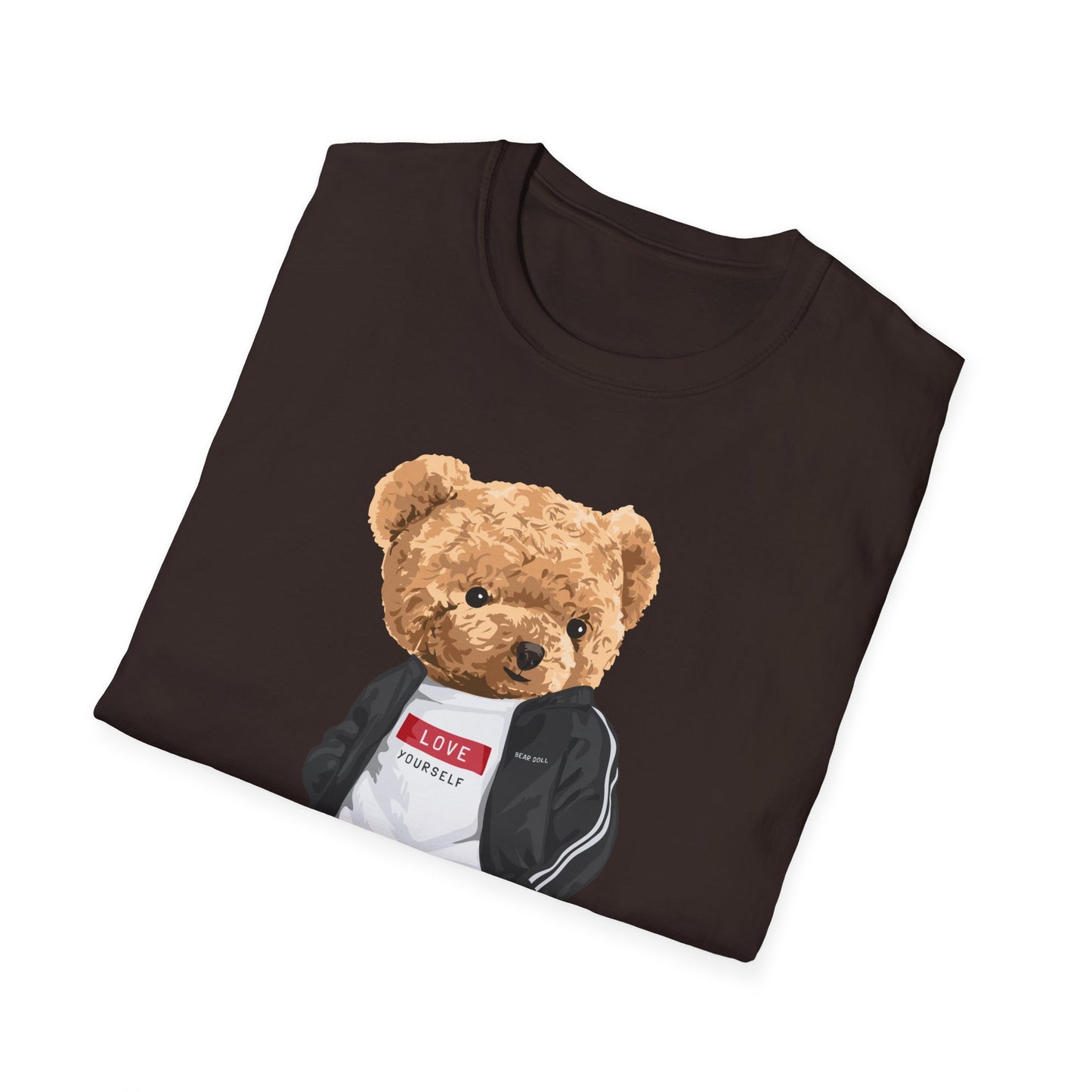 Casual Graphic Tee: Trendy Bear Design, Fun Unisex T-Shirt, Perfect for Gifts, Casual Wear, Everyday Style
