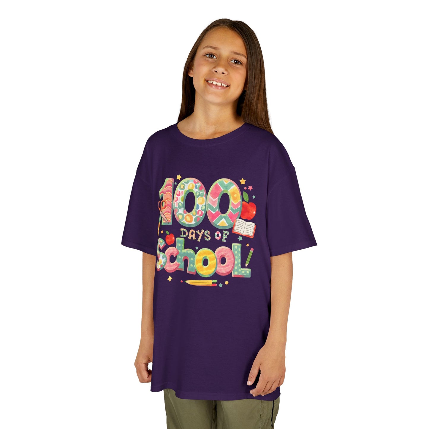 Kids School Celebration Tee - 100 Days of School, Class Shirt, Back to School Outfit, Fun Teacher Gift, Kids Education Apparel