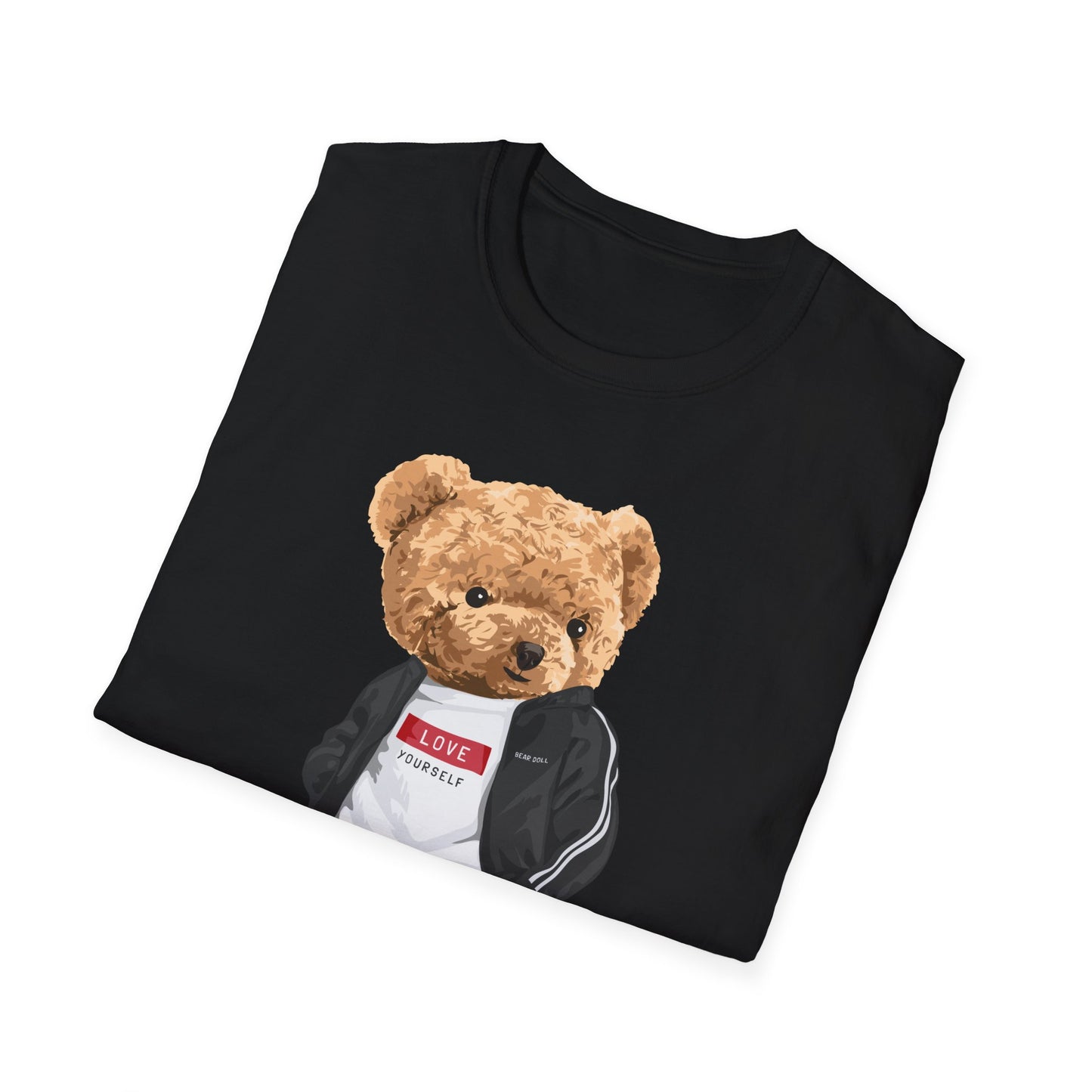 Casual Graphic Tee: Trendy Bear Design, Fun Unisex T-Shirt, Perfect for Gifts, Casual Wear, Everyday Style