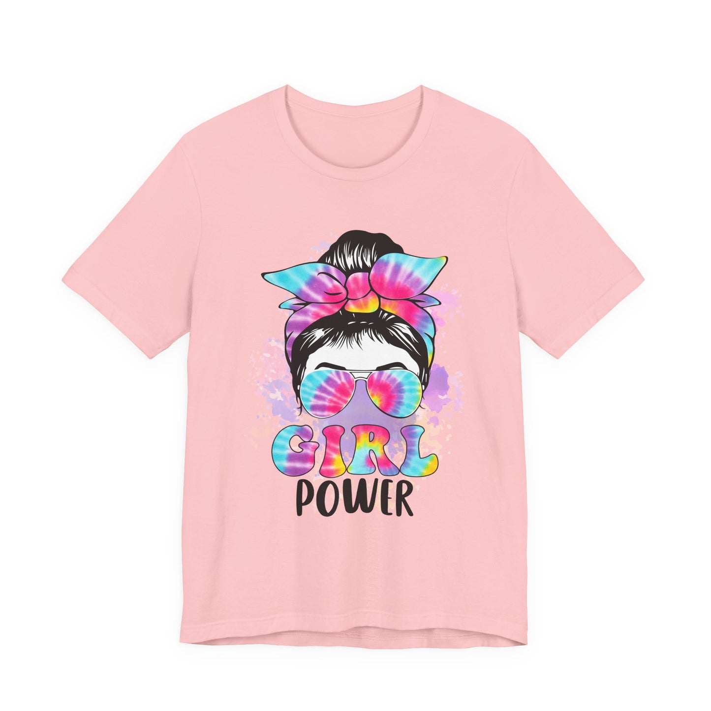 Empowering Girl Power Tee, Unisex T-Shirt for Girls, Feminist Apparel, Gift for Her, Cute Summer Top, Casual Statement Shirt Pink