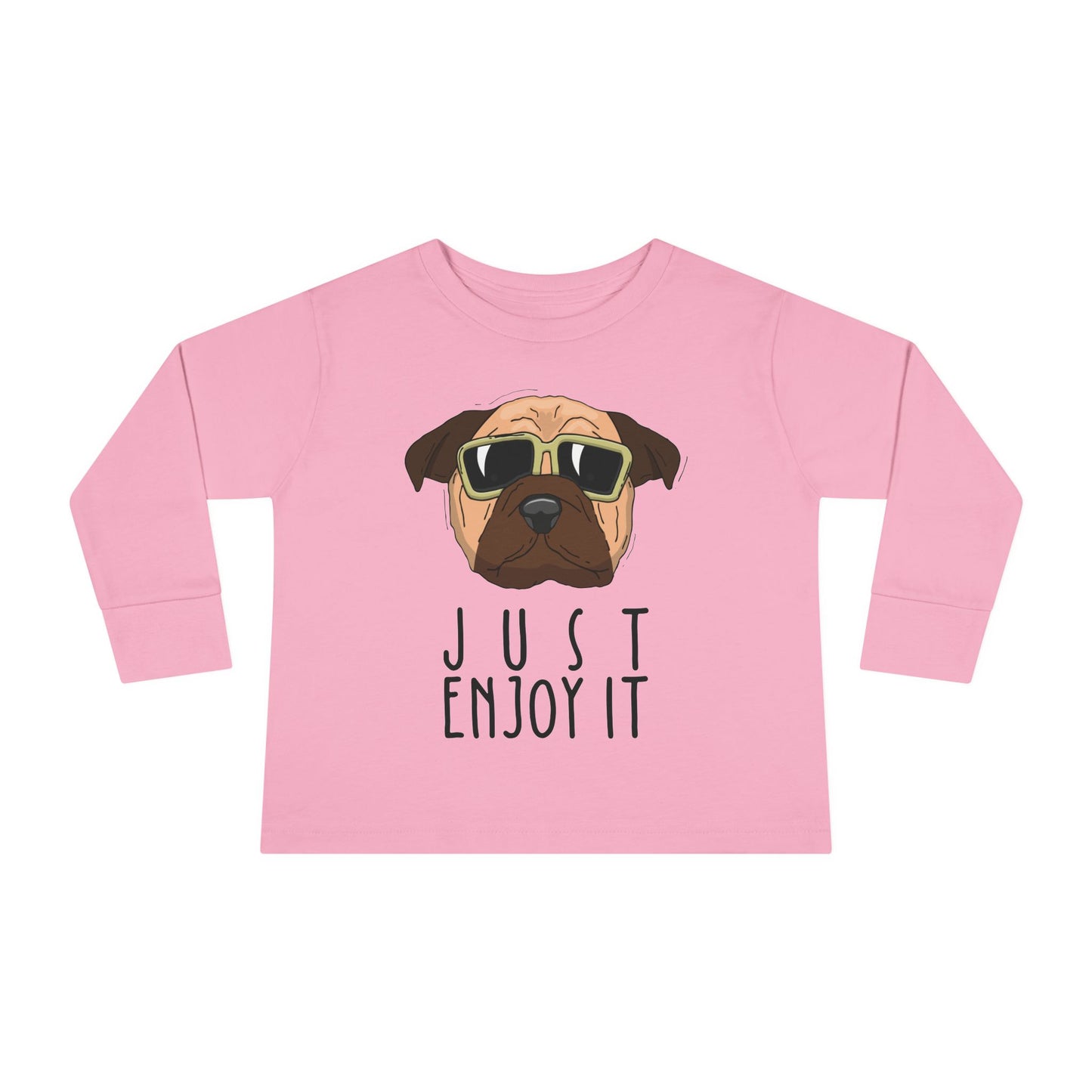 Cool Dog Toddler Long Sleeve Tee, Funny Kid Shirt, Cute Animal Tee, Gifts for Toddlers, Birthday Party Outfit, Animal Lover Apparel