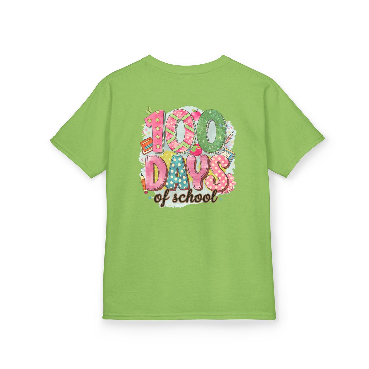 Kids 100 Days of School Tee, Fun t-shirt for kids, Milestone celebration shirt, Perfect for school events, Unique kids' apparel