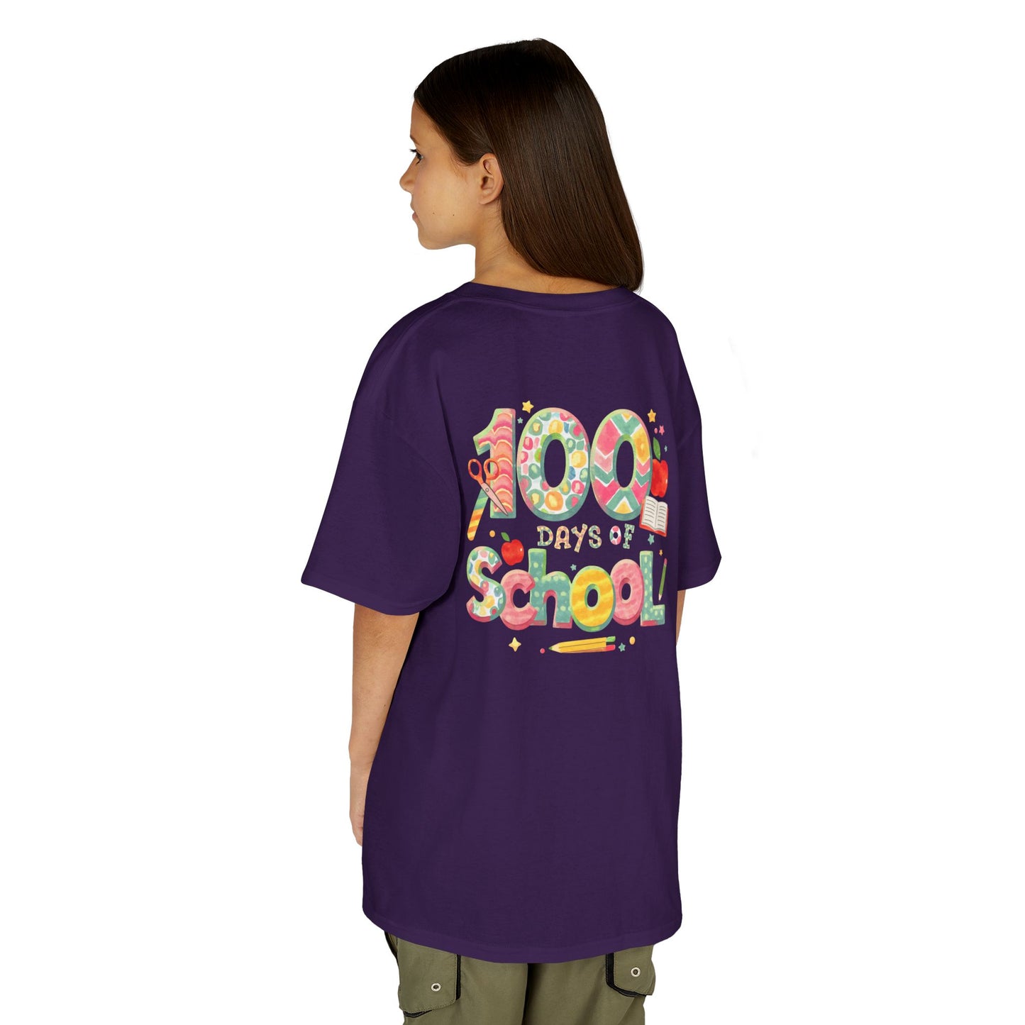 Kids School Celebration Tee - 100 Days of School, Class Shirt, Back to School Outfit, Fun Teacher Gift, Kids Education Apparel