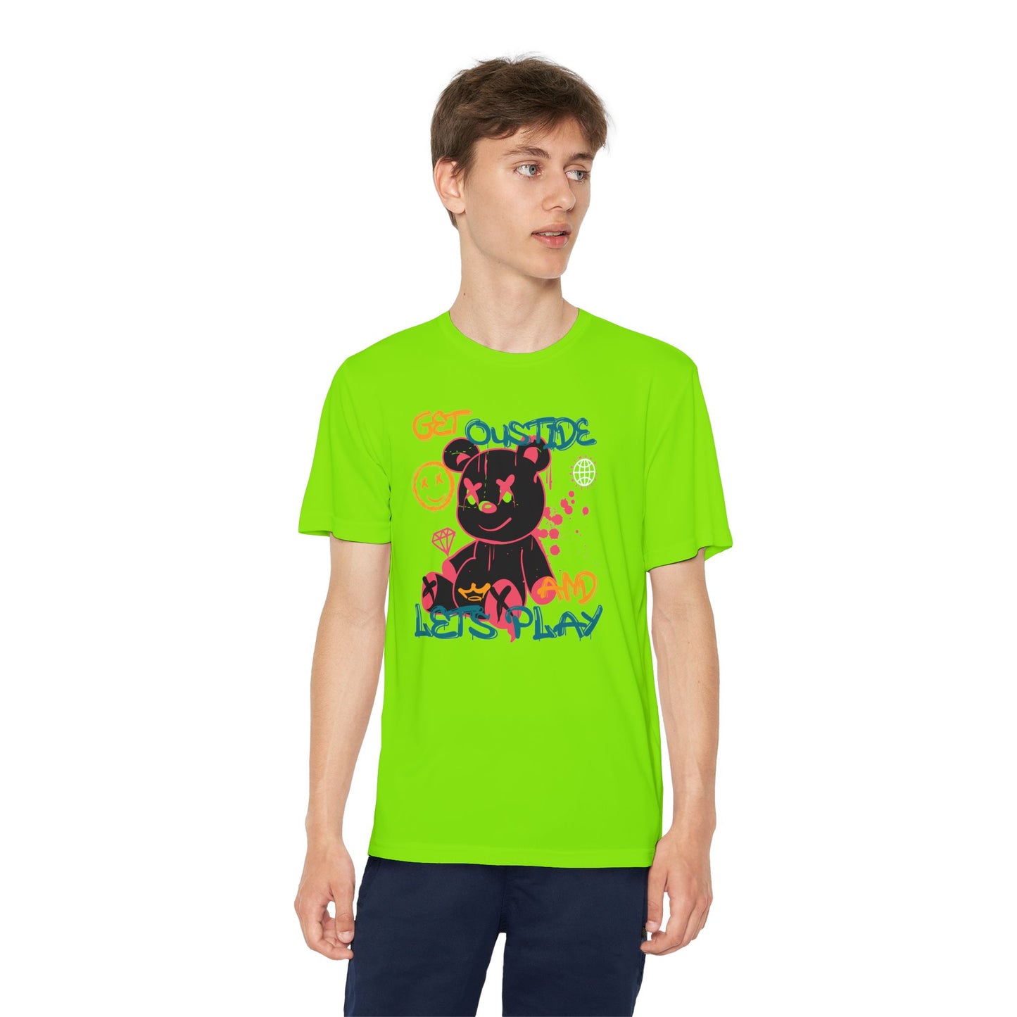 Youth Adventure T-Shirt - Get Outside and Play Kid's Tee, Fun Summer Top, Activewear, Outdoor Play, Gift for Boys and Girls