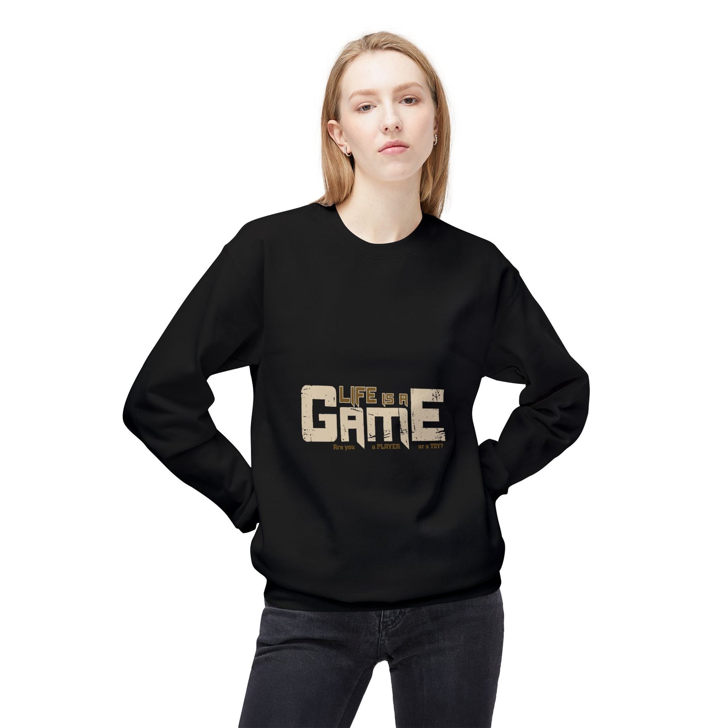Game Life Unisex Sweatshirt, Soft Sweatshirt, Gamer Gift, Casual Wear, Birthday Gift, Inspirational Apparel